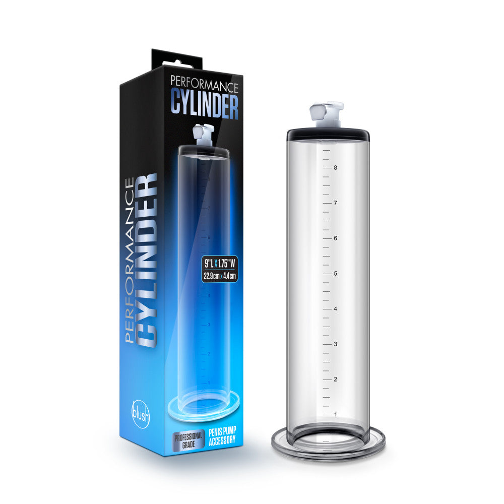 Performance By Blush® | - 9 Inch x 1.75 Inch Penis Pump Cylinder - Clear、mySite、bottomscart