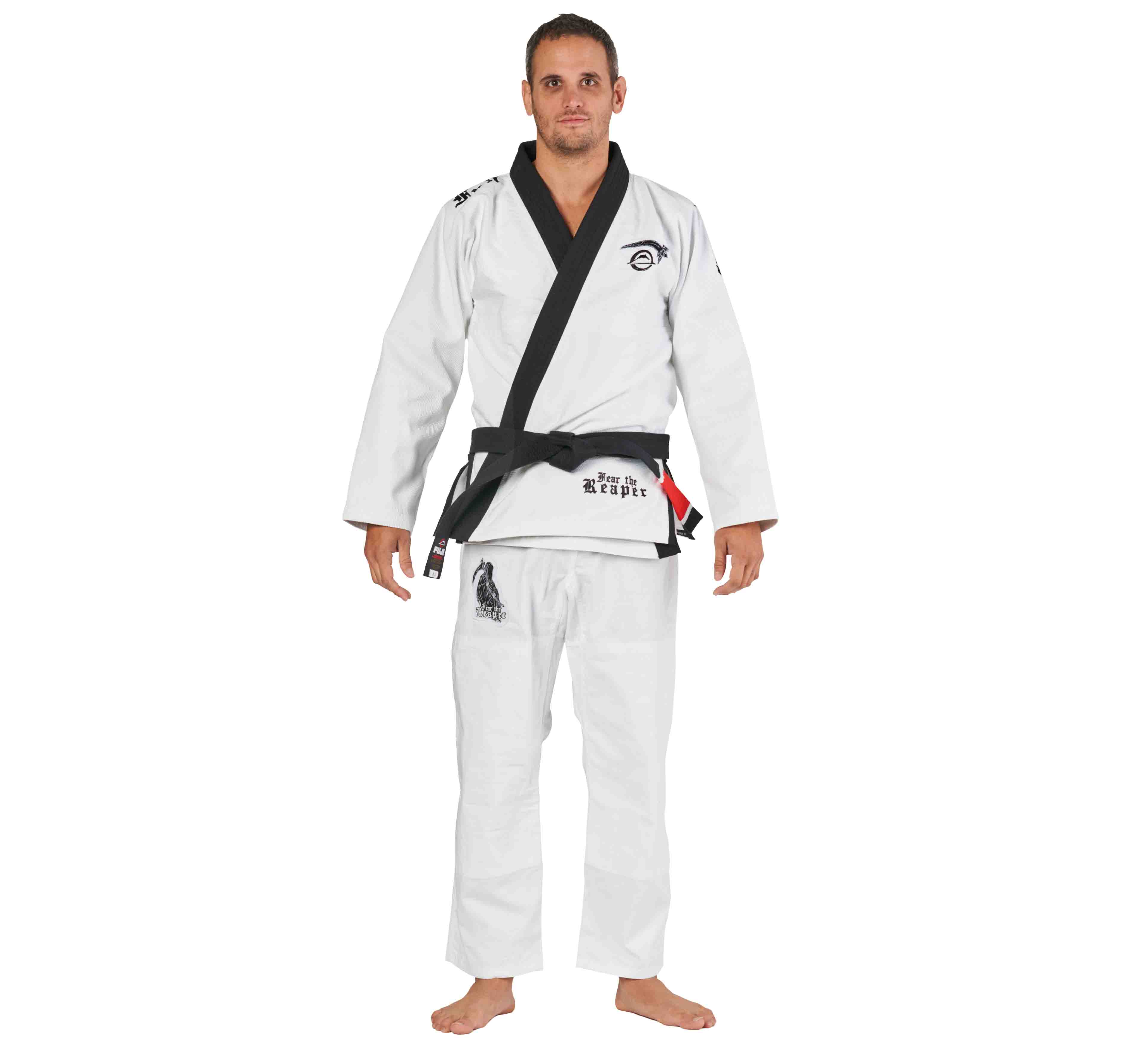 Sekai 2.0 BJJ Gi Fear The Reaper Edition White、mySite、gigharbornorthrealestate