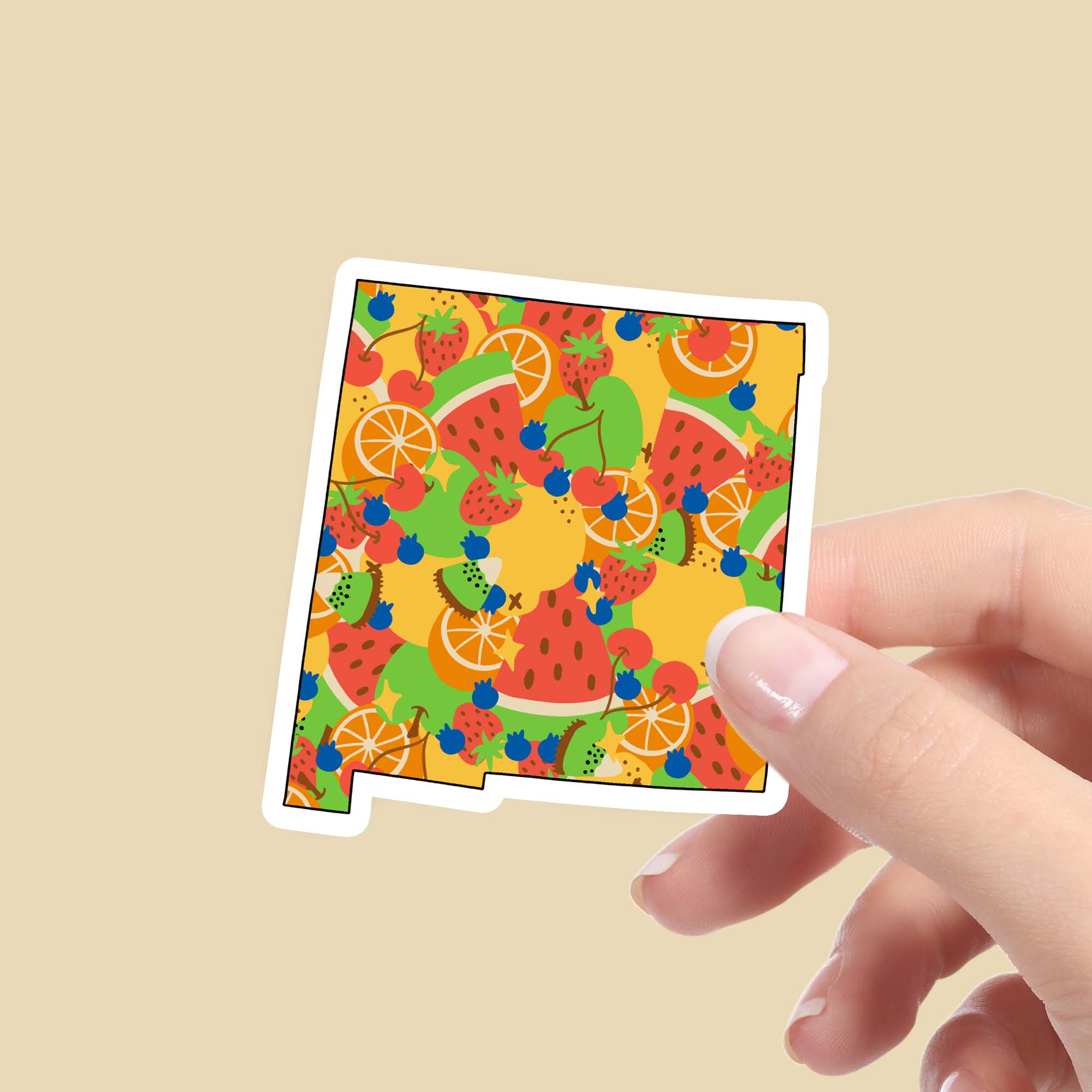  New Mexico Fruit Pattern Sticker、mySite、elrpsem3k