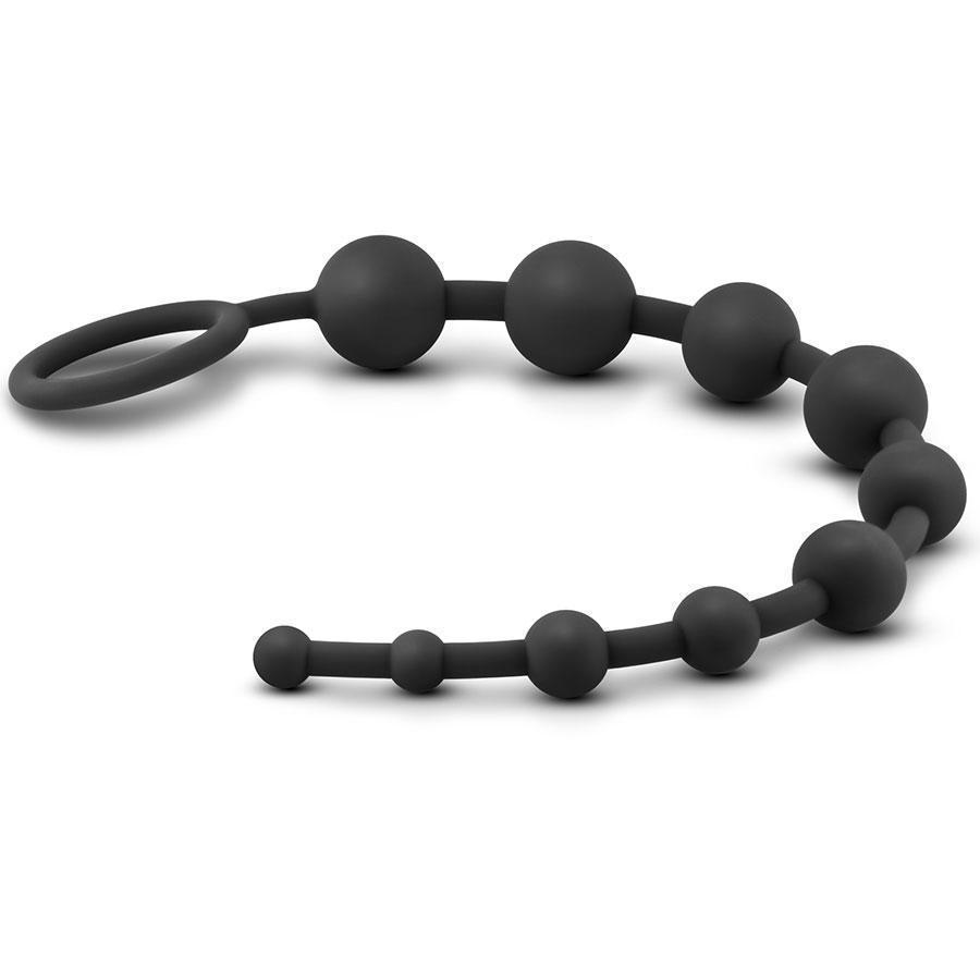 Performance Black Silicone Anal Beads by Blush Novelties、mySite、bottomscart