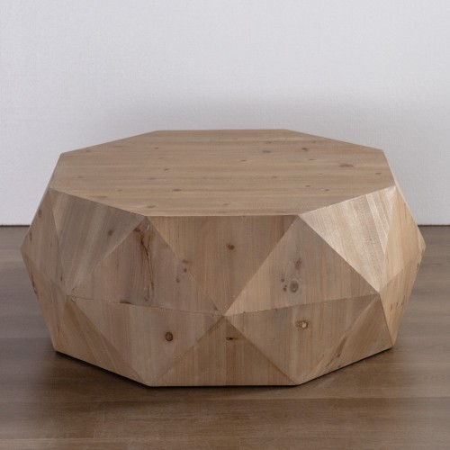 31.50"Vintage Style Bucket Shaped Coffee Table for Office, Dining Room and Living Room(Same SKU:W757P170149)、、xpatfood