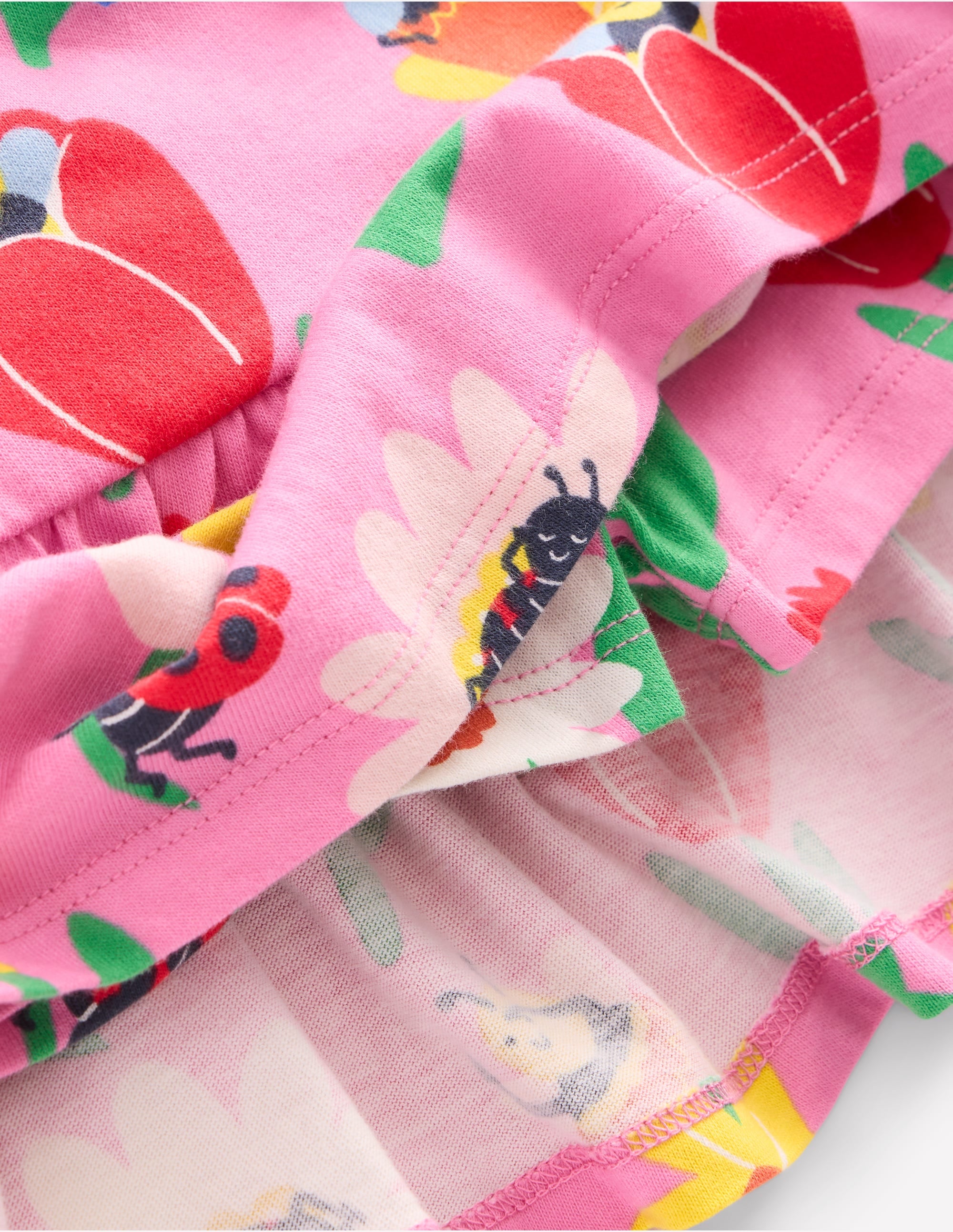  Tiered Jersey Skort-Sugared Lilac Spring Garden、mySite、ashleygrahame