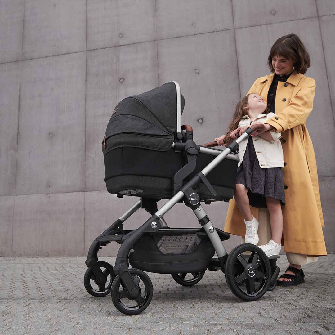  Preloved Silver Cross Wave 21 Pushchair - Charcoal、mySite、merchandisen