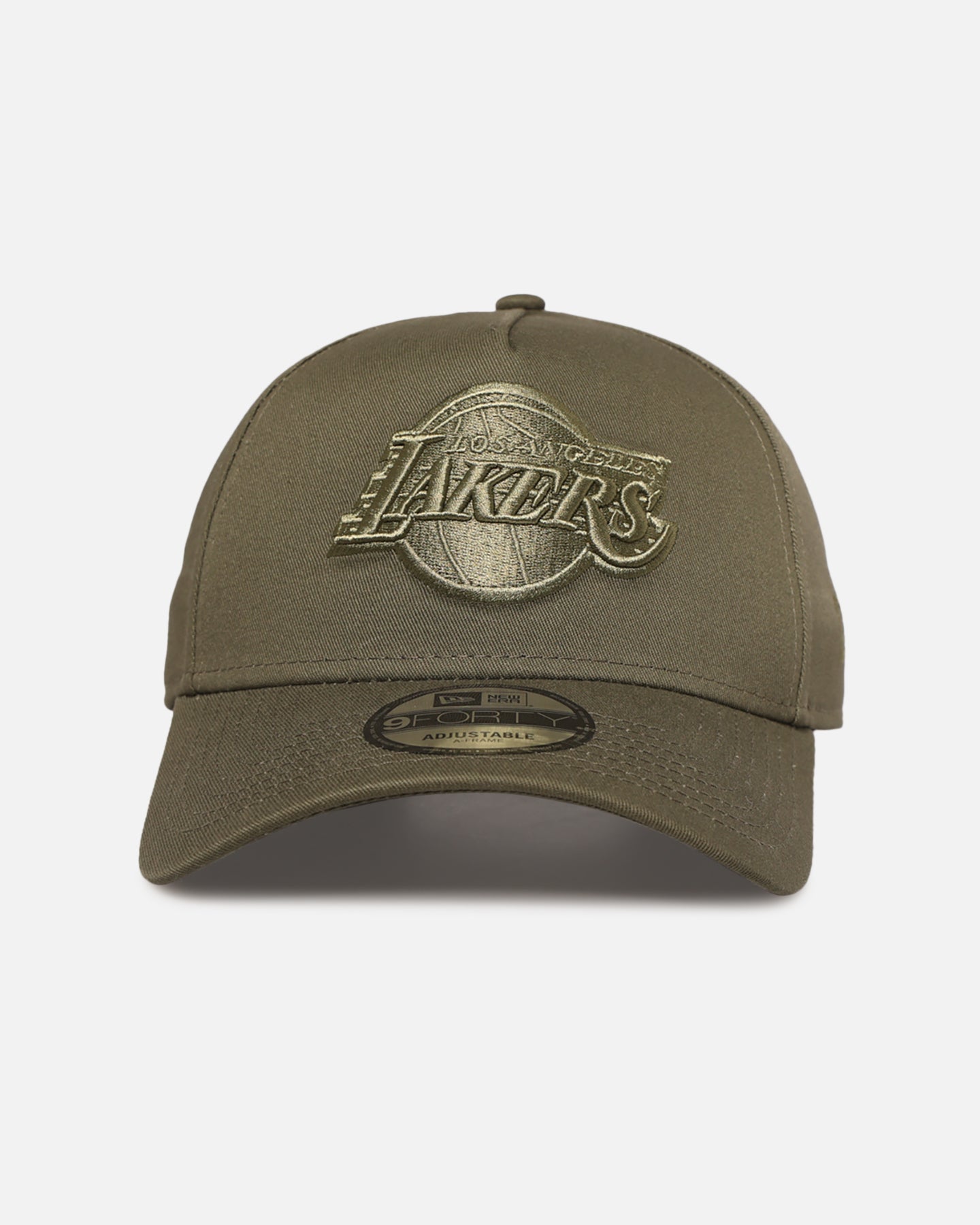 New Era Los Angeles Lakers 'Tonal Olive' 9FORTY A-Frame Snapback Olive、mySite、zt4zffjzw