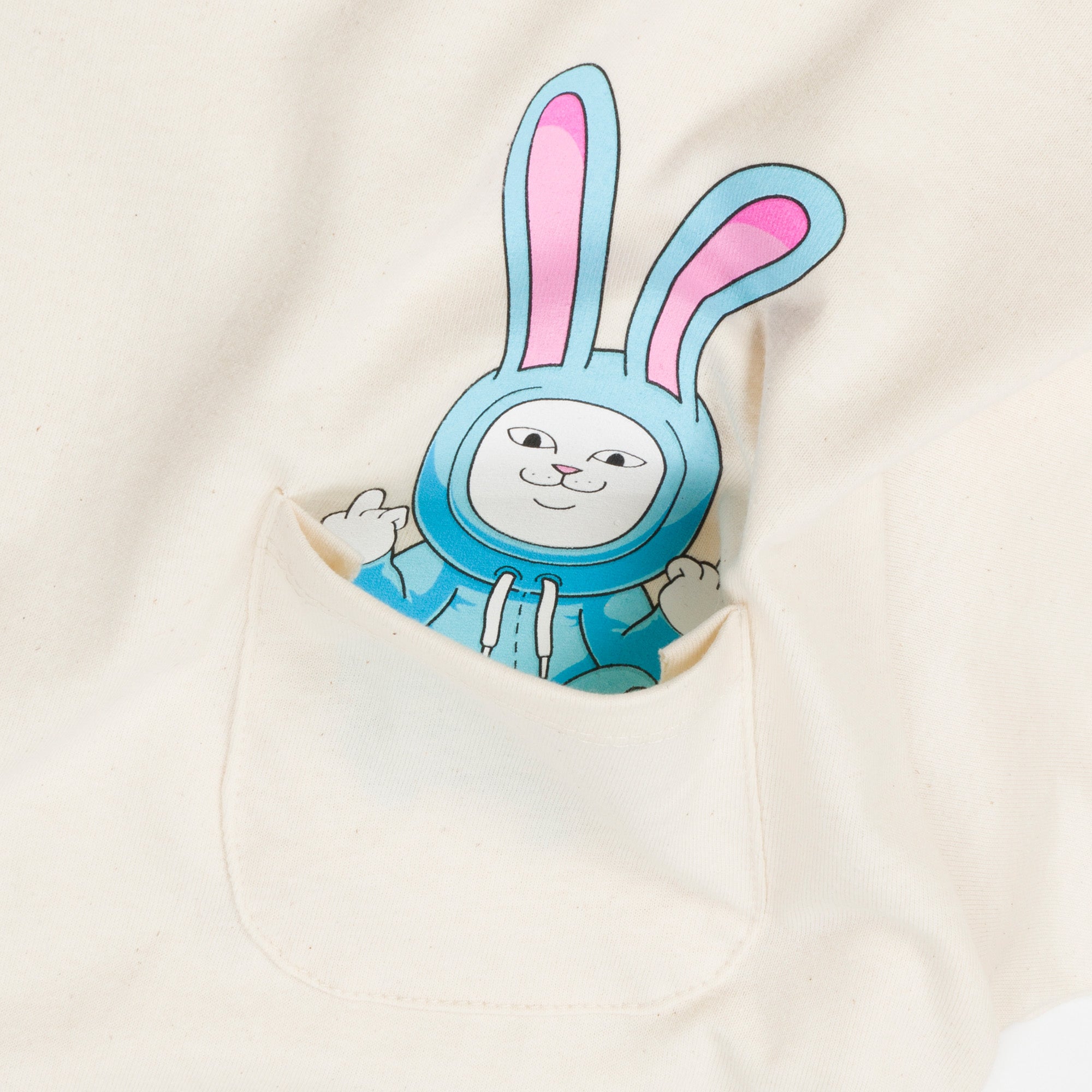  Lord Nermal Bunny Pocket Tee (Naural)、mySite、merchandisen
