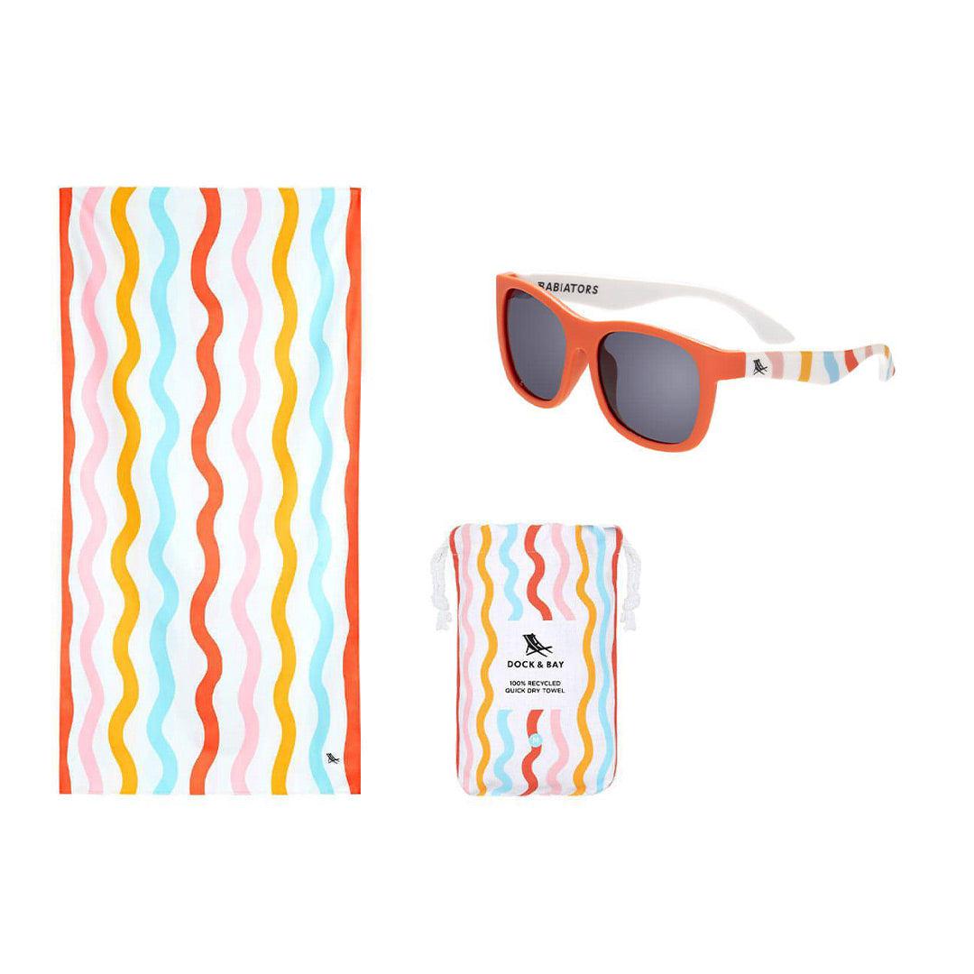  Babiators X Dock & Bay Original Navigator Sunglasses - Squiggle Face、mySite、merchandisen