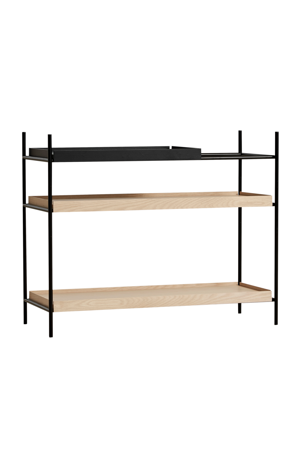 Customizable Painted Oak Shelf | WOUD Tray Shelf、mySite、neckold