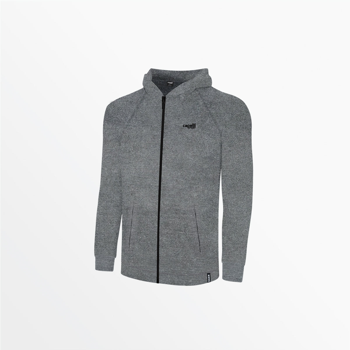 YOUTH HEATHERED ZIP UP HOODIE