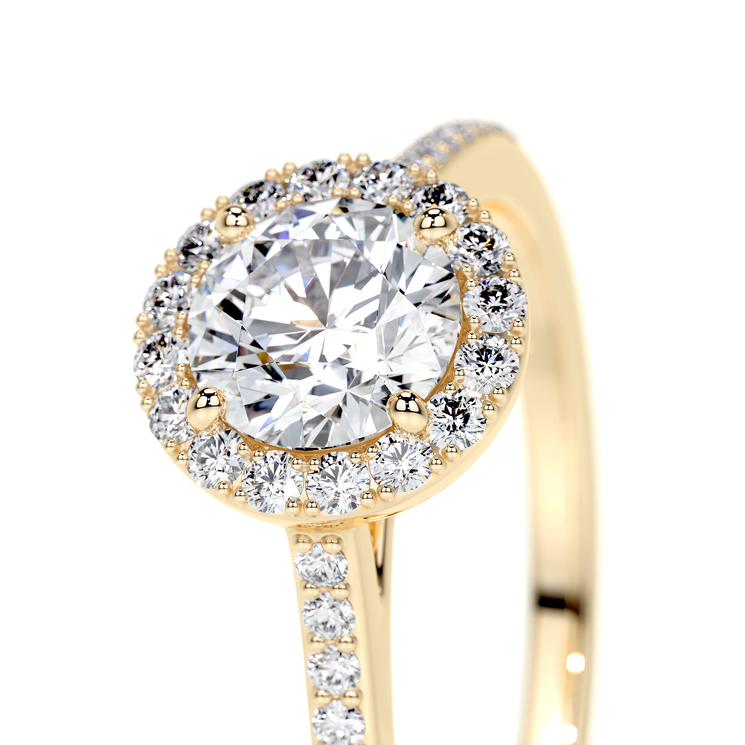 Layla Lab Grown Diamond Ring -18K Yellow Gold、mySite、hinf8tx79