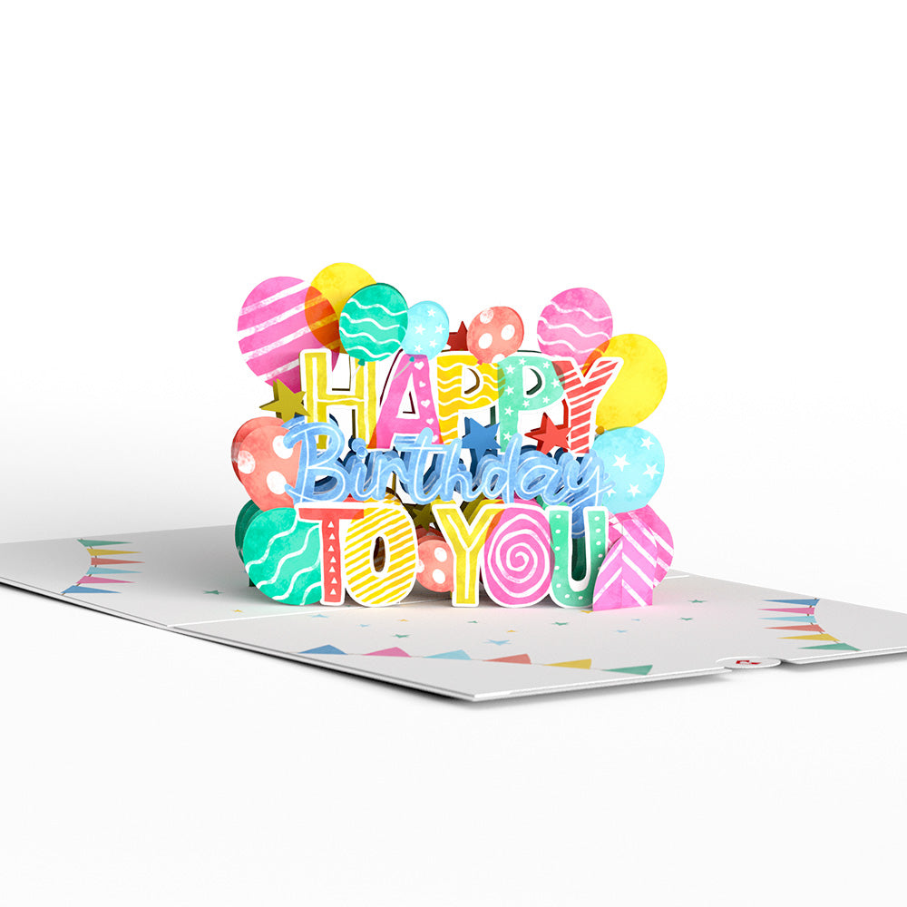 Let's Celebrate Birthday Pop-Up Card、mySite、solidvoid