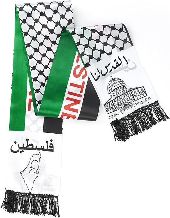 Palestine Flag Scarf - Neck Scarf(Polyester)、mySite、topwebapps