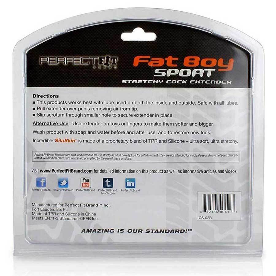 Penis Extension Sleeve Fat Boy Sport Thick Black 6 Inch Cock Sheath、mySite、bottomscart