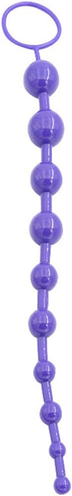 Long Anal Butt Plug Beads | Purple | 10 Balls、mySite、bottomscart