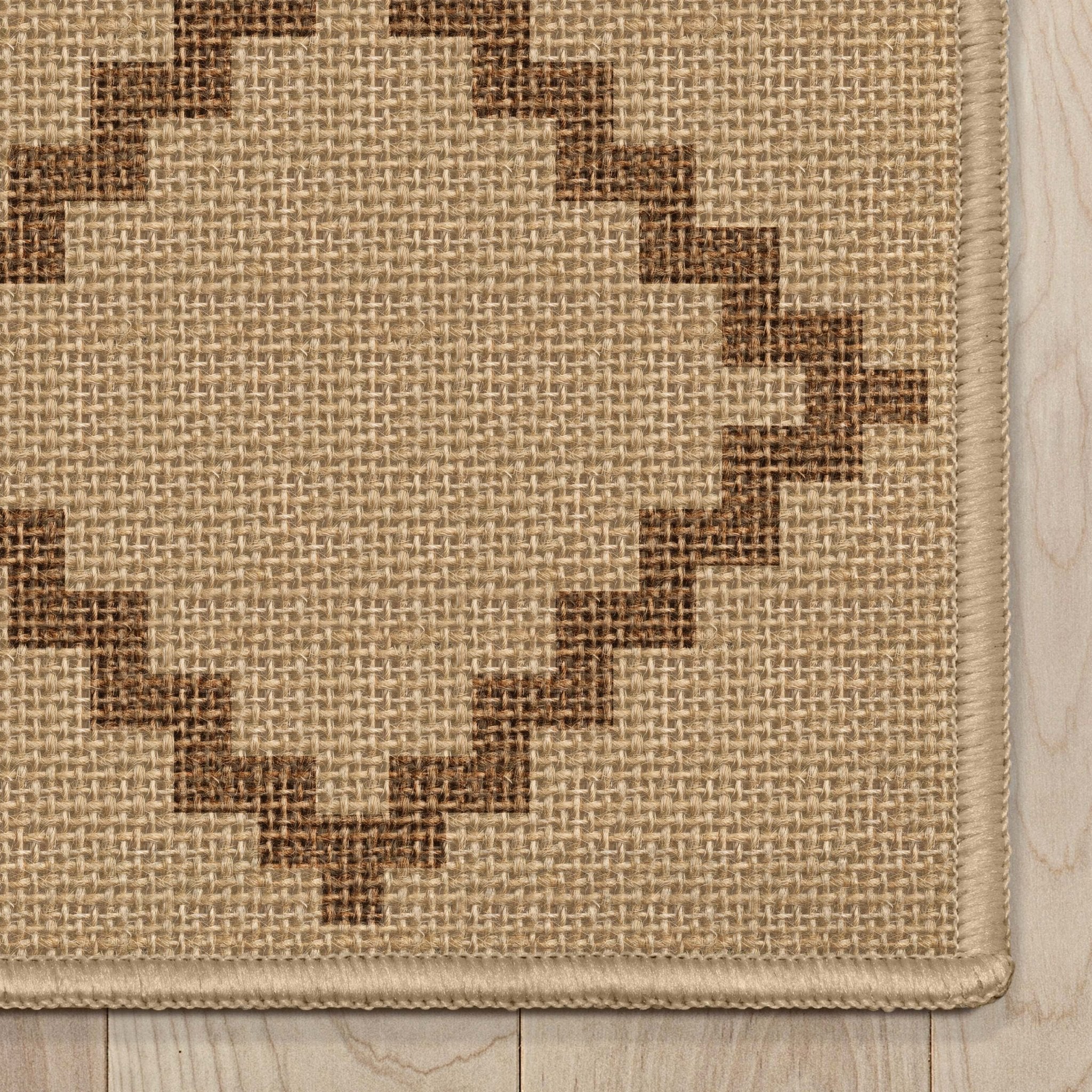 Faux-Jute Akita Moroccan Lattice Flatweave Rug、mySite、gigharbornorthrealestate