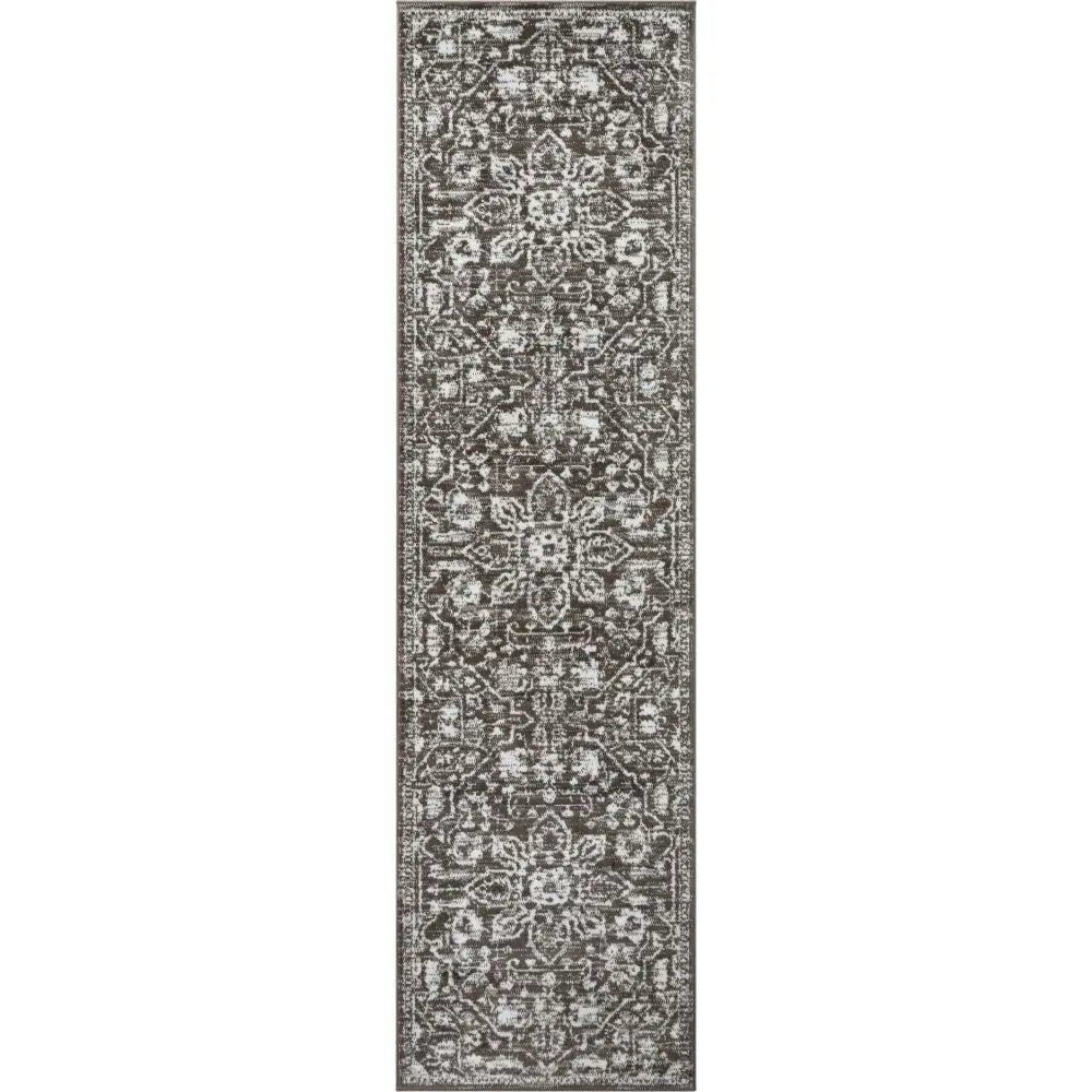 Disa Vintage Medallion Grey Soft Rug By Chill Rugs、mySite、gigharbornorthrealestate