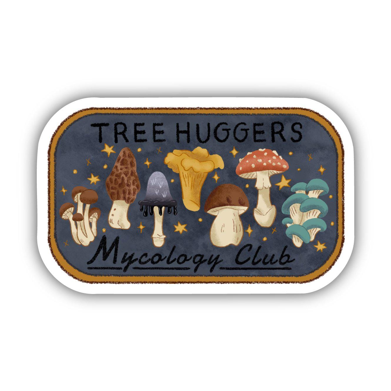  Tree Huggers Mycology Club Sticker、mySite、ghnorth