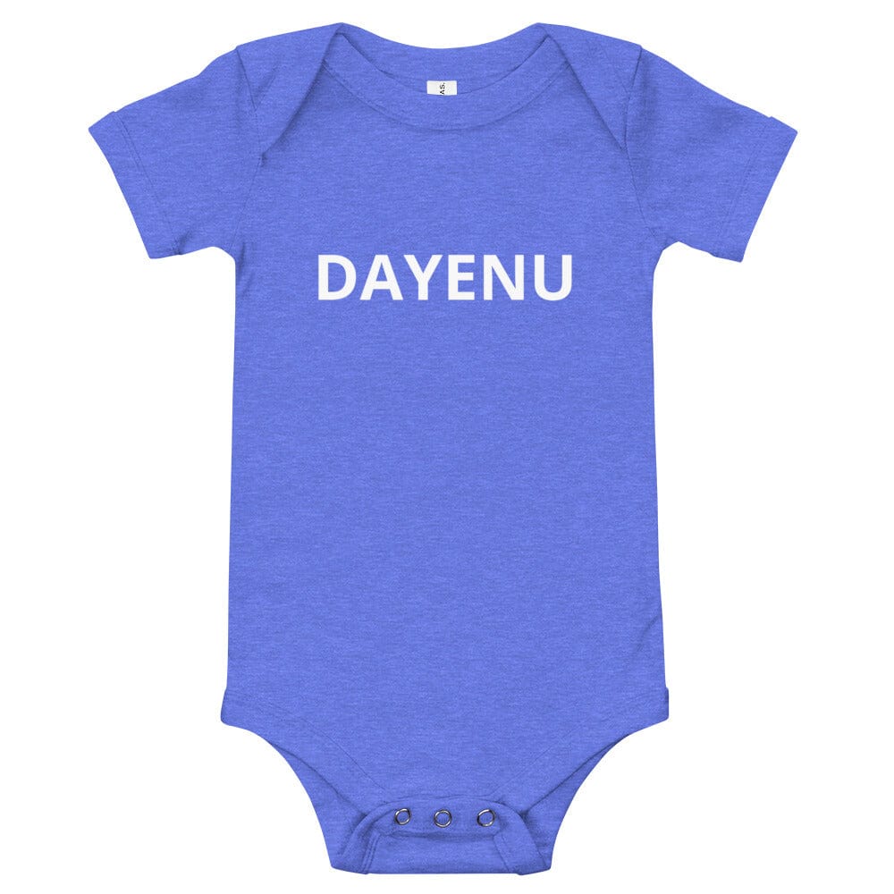Dayenu Baby Short Sleeve Onesie - (Choice of Color)、mySite、topwebapps