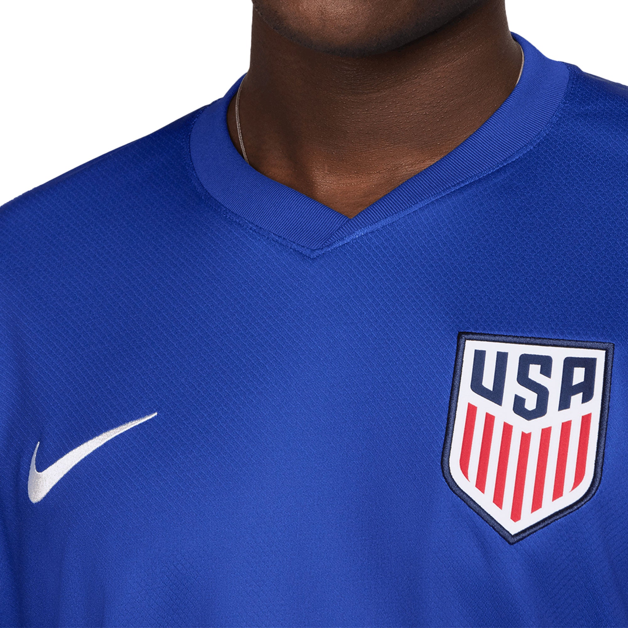 Nike Men's USA 2024/25 Away Jersey Blue/Red、mySite、noshort