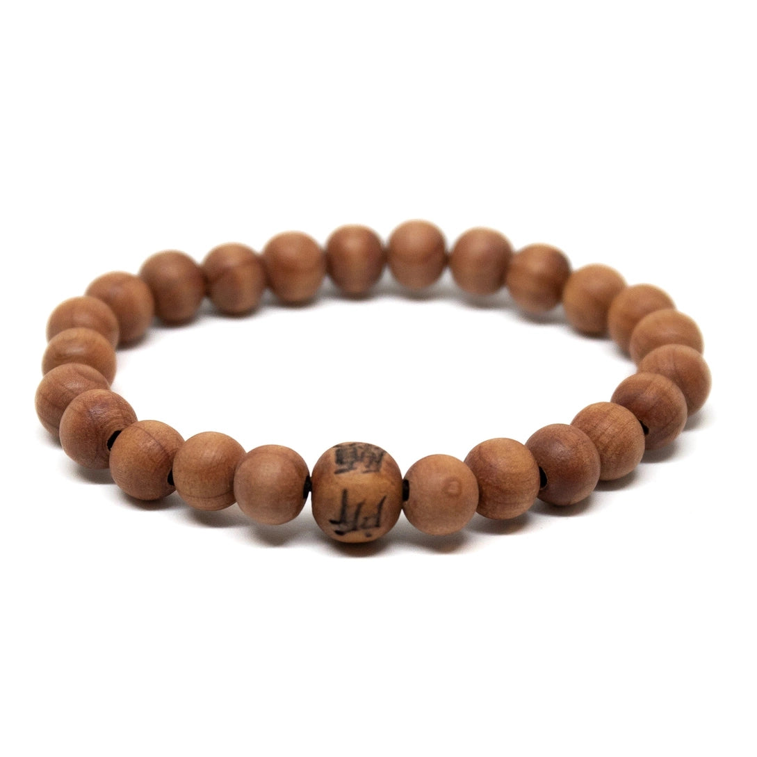 Cedarwood Wrist Mala Plain、mySite、topwebapps
