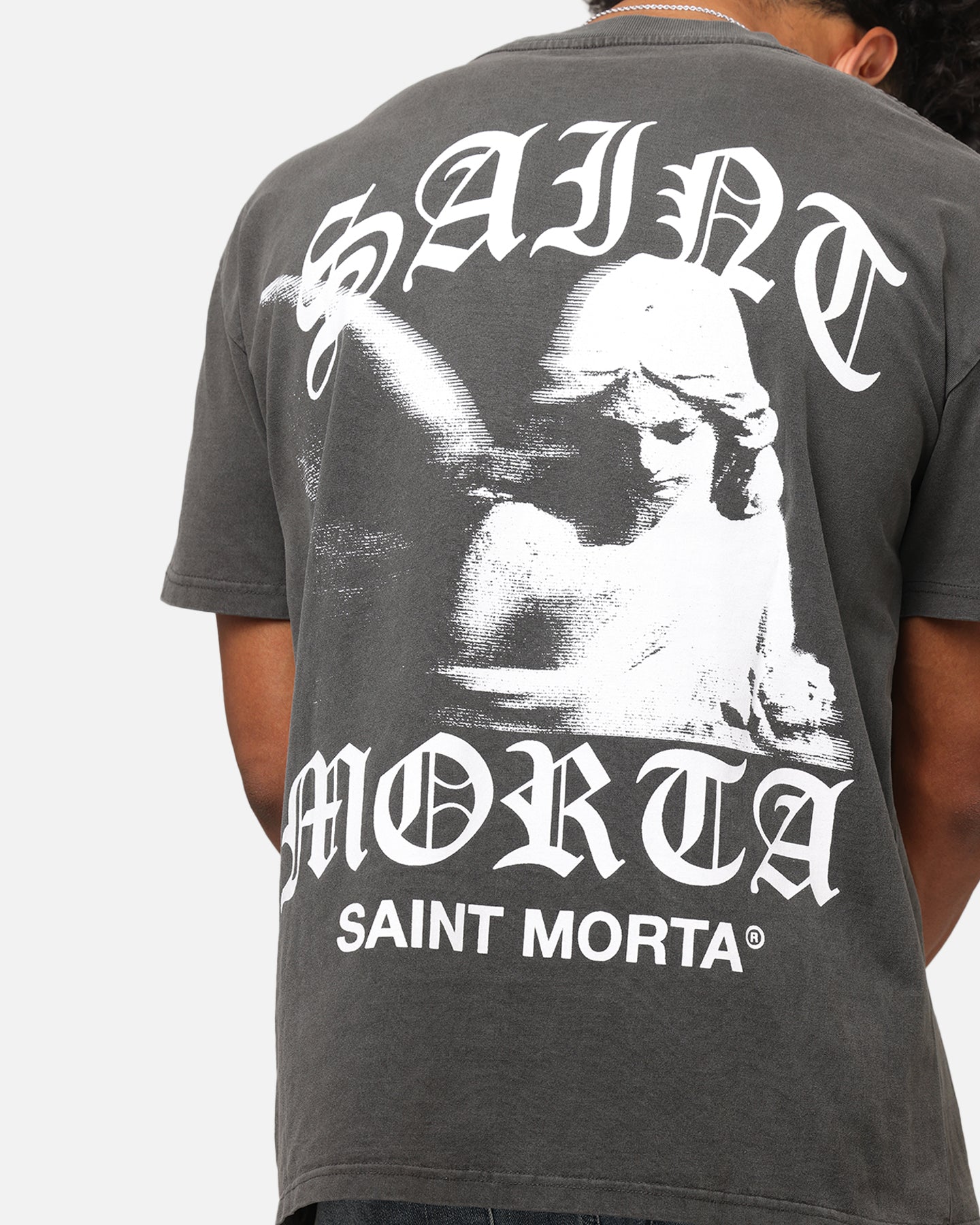 Saint Morta Maiden Boxy T-Shirt Black Wash、mySite、zt4zffjzw