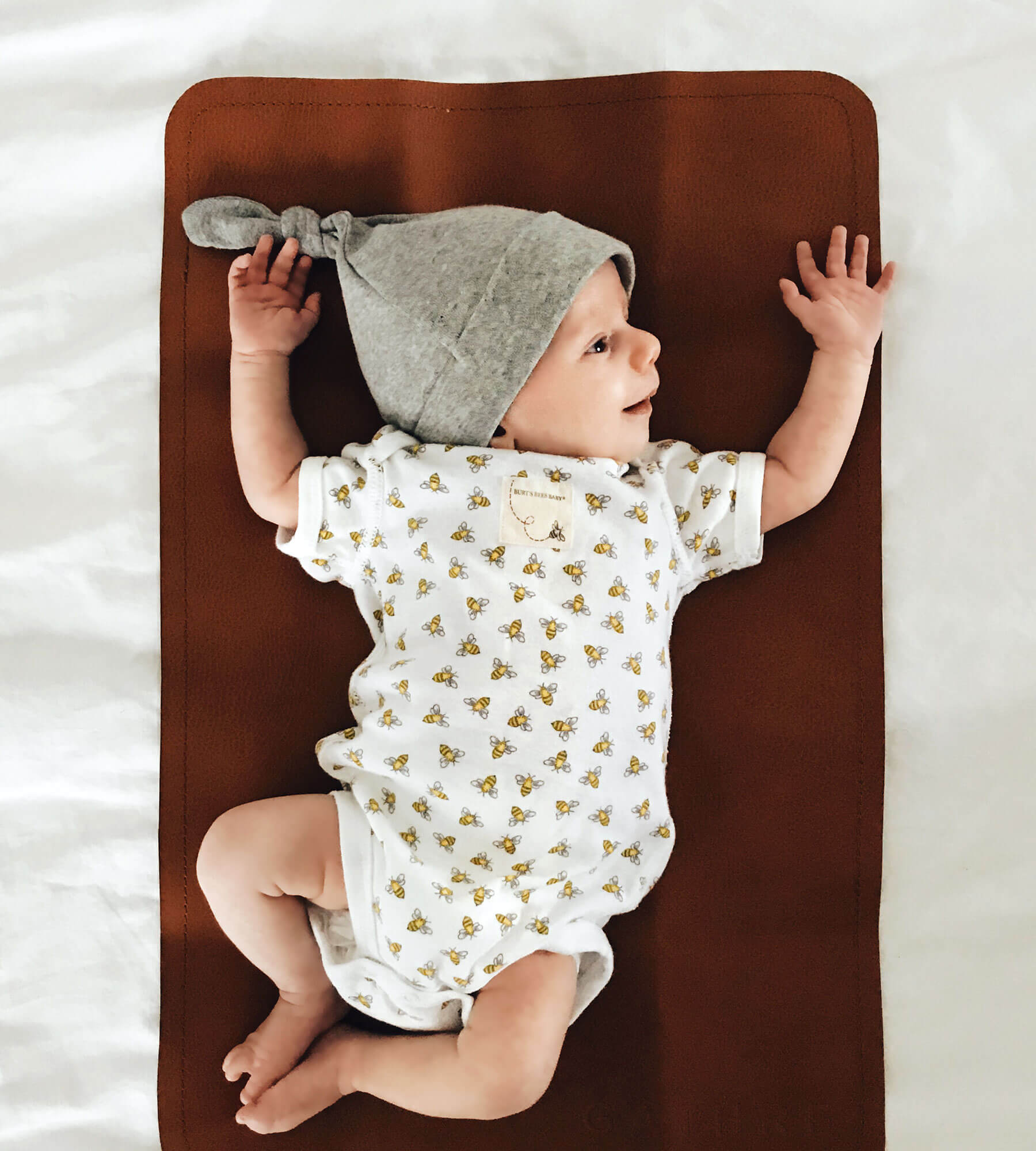 Bee Essentials Organic Short Sleeve Baby Bodysuits 5 Pack、mySite、g9winljtr