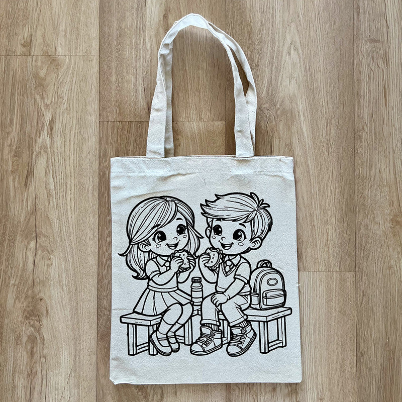 DIY Colouring Tote Bag | Best Friends Printed、mySite、camillekostekn