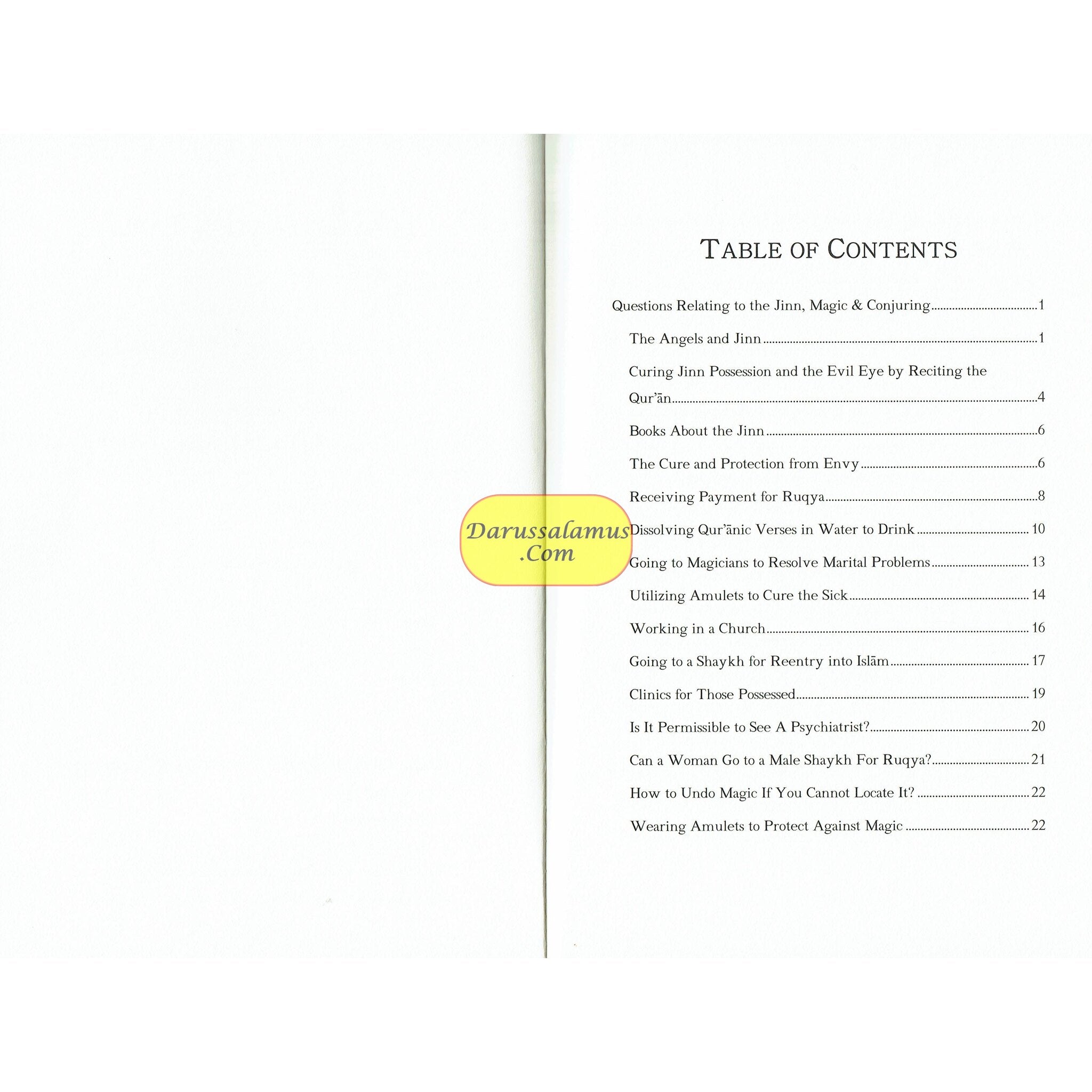 Questions Relating to the Jinn, Magic and Conjuring By Shaykh Salih Al-Fawzan、mySite、topwebapps