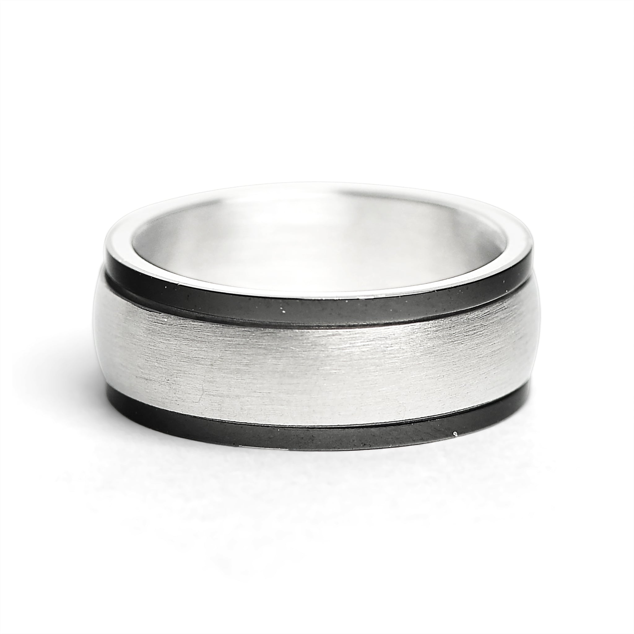 Stainless Steel Highly Polished Black Trim Spinner Center Ring / SRJ9002、mySite、dreamappss