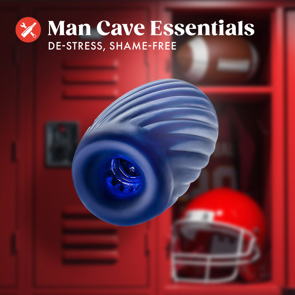 Rize! By Blush® | Turbine Self-Lubricating Pocket Stroker - Made With Ultra Soft X5® Plus Material - 3 Erotic Chambers - Blue、mySite、bottomscart