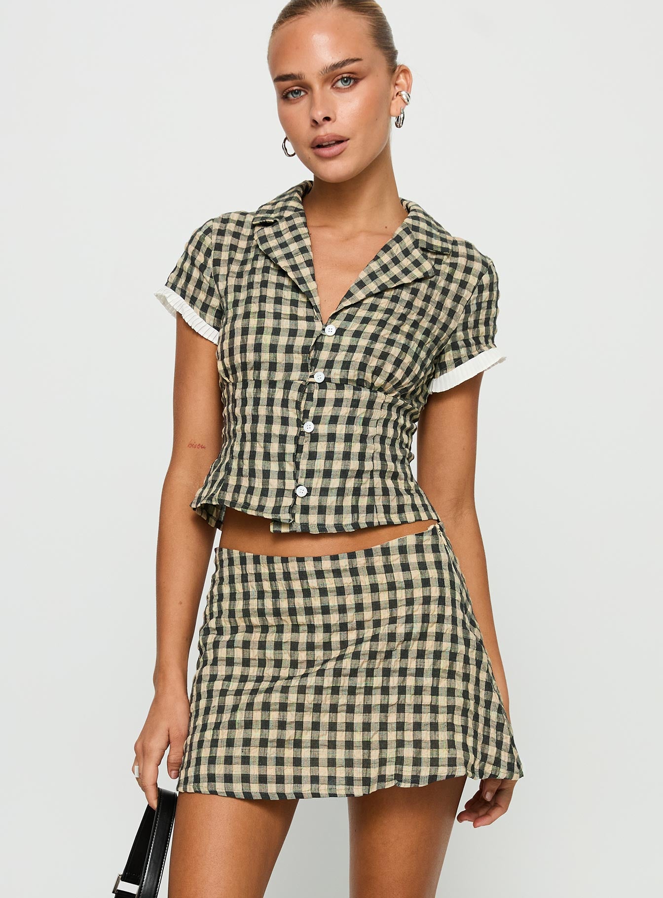 Rhom Set Brown Check、mySite、solidvoid