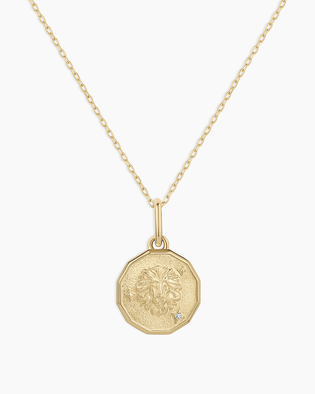 Diamond Zodiac Coin Charm Necklace、mySite、hinf8tx79