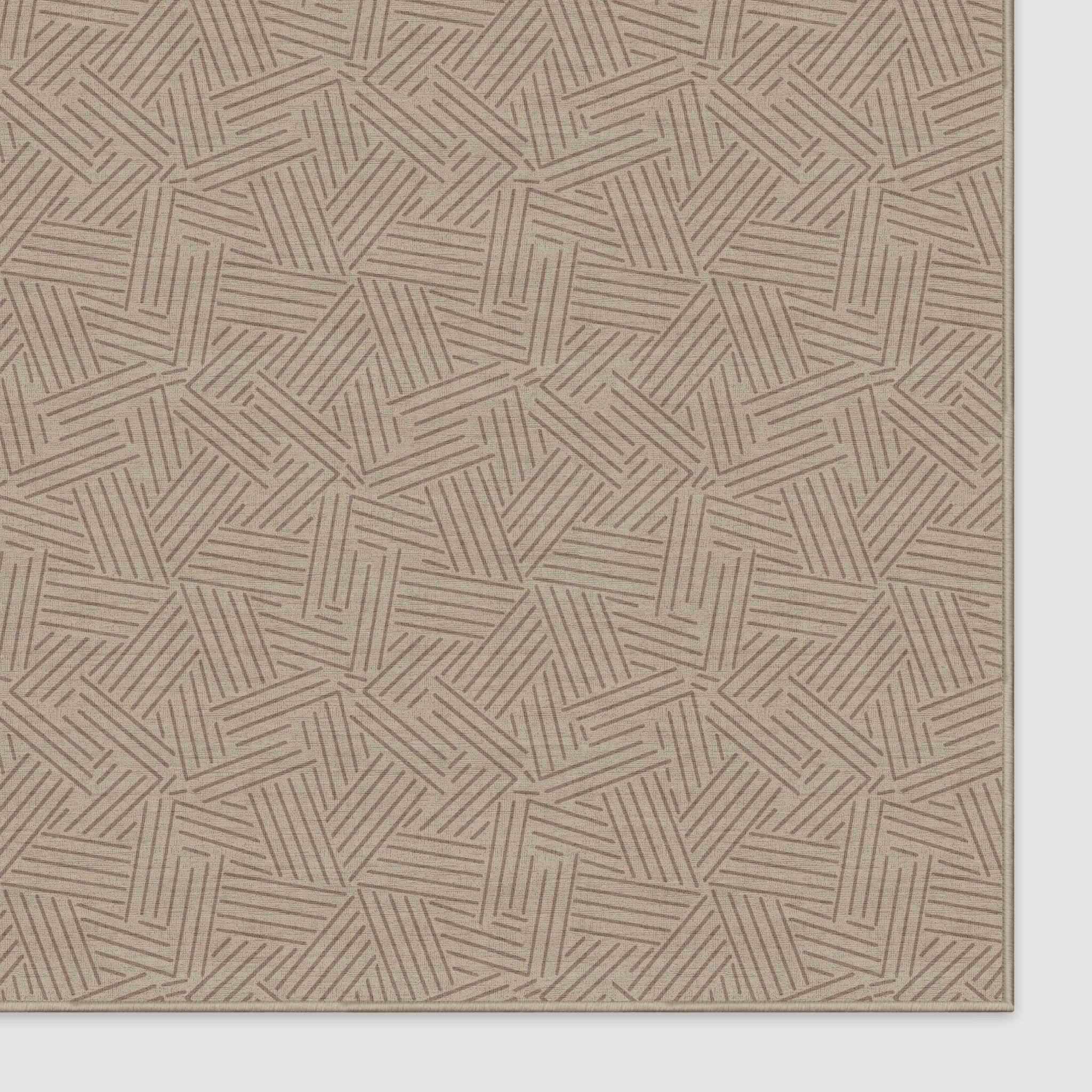 Sigrid Custom Rug - Monochrome Geometric, Low Pile, Easy Clean, Customizable for Your Space、mySite、gigharbornorthrealestate