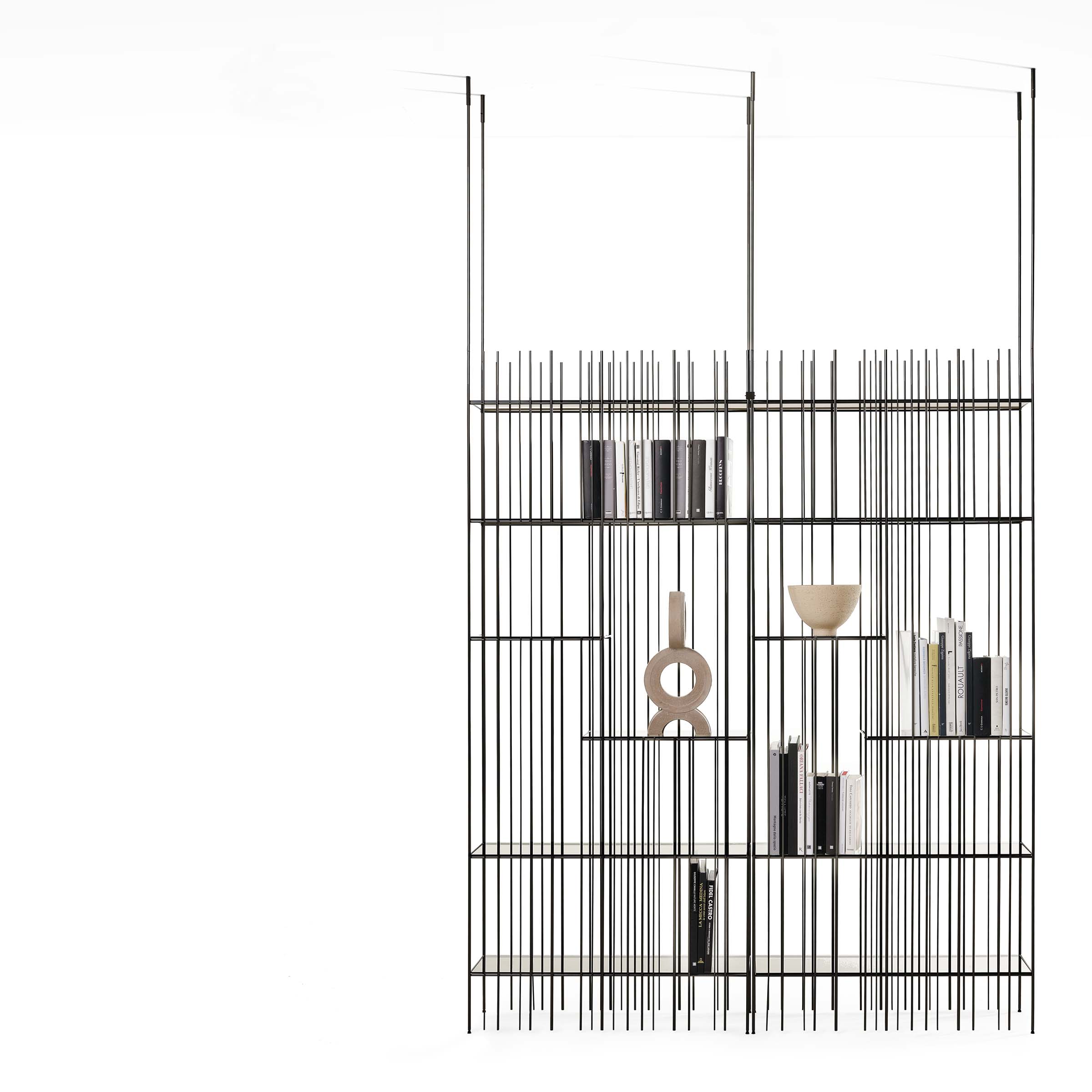 Metal Bookshelf METRICA by Ctrlzak for Mogg、mySite、neckold