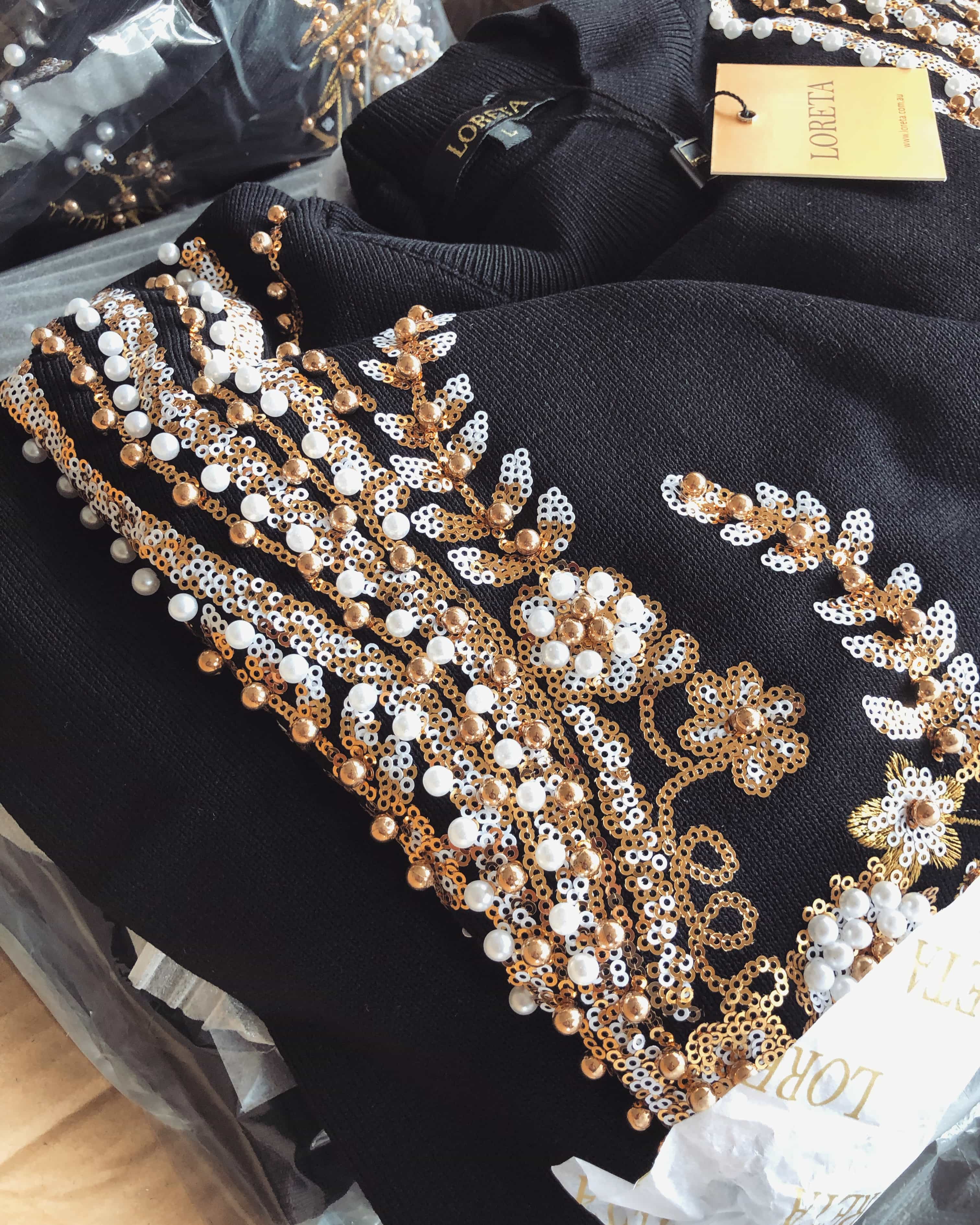  Sequinned & Beaded Tracksuit (2 Piece Set)、mySite、merchandisen