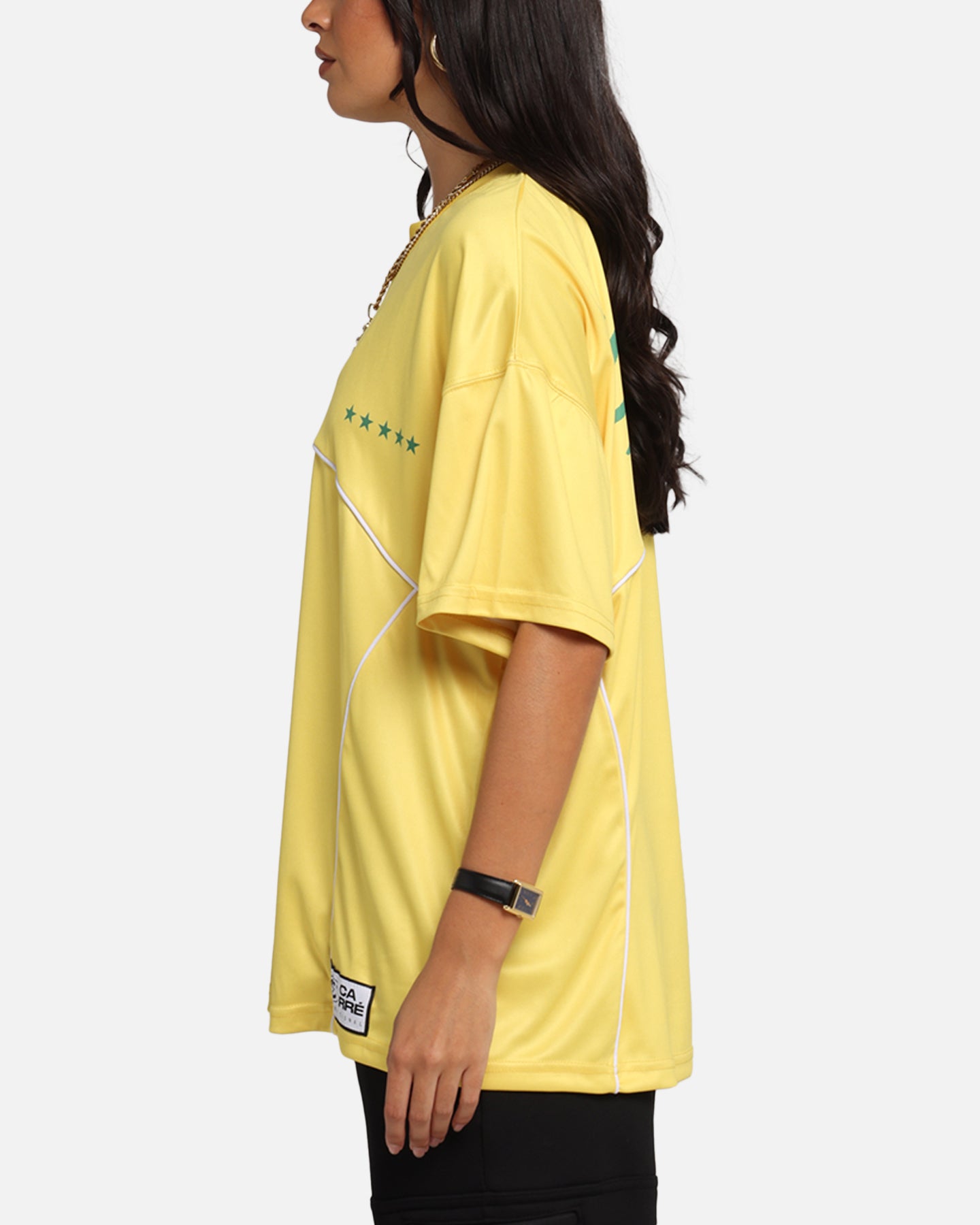 Carre Trainer T-Shirt Yellow/Green、mySite、zt4zffjzw