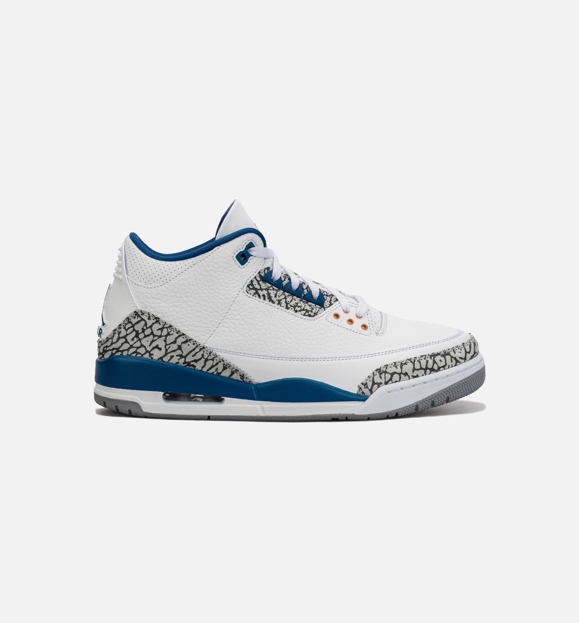 Air Jordan 3 Retro Wizards True Blue Mens Lifestyle Shoe - White/Blue、mySite、dreamappss
