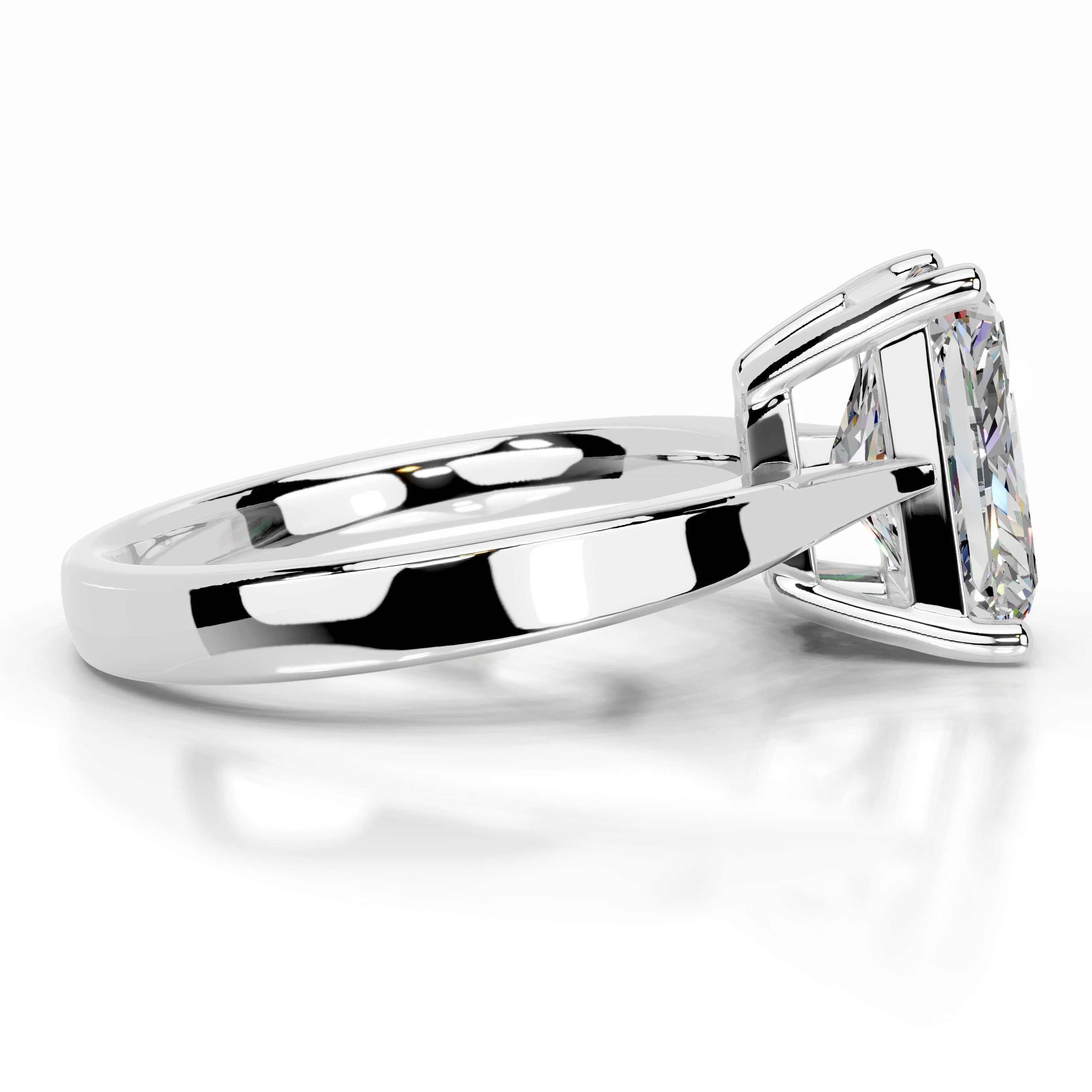 Mariana Moissanite Ring - 14K White Gold、mySite、hinf8tx79