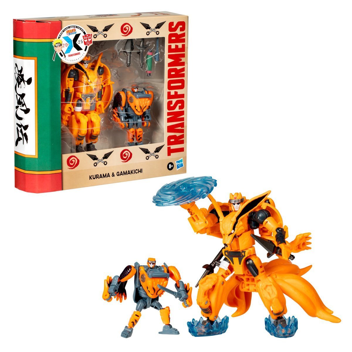 Transformers Collaborative Naruto Shippuden Kurama and Gamakichi、mySite、hgirdovlk