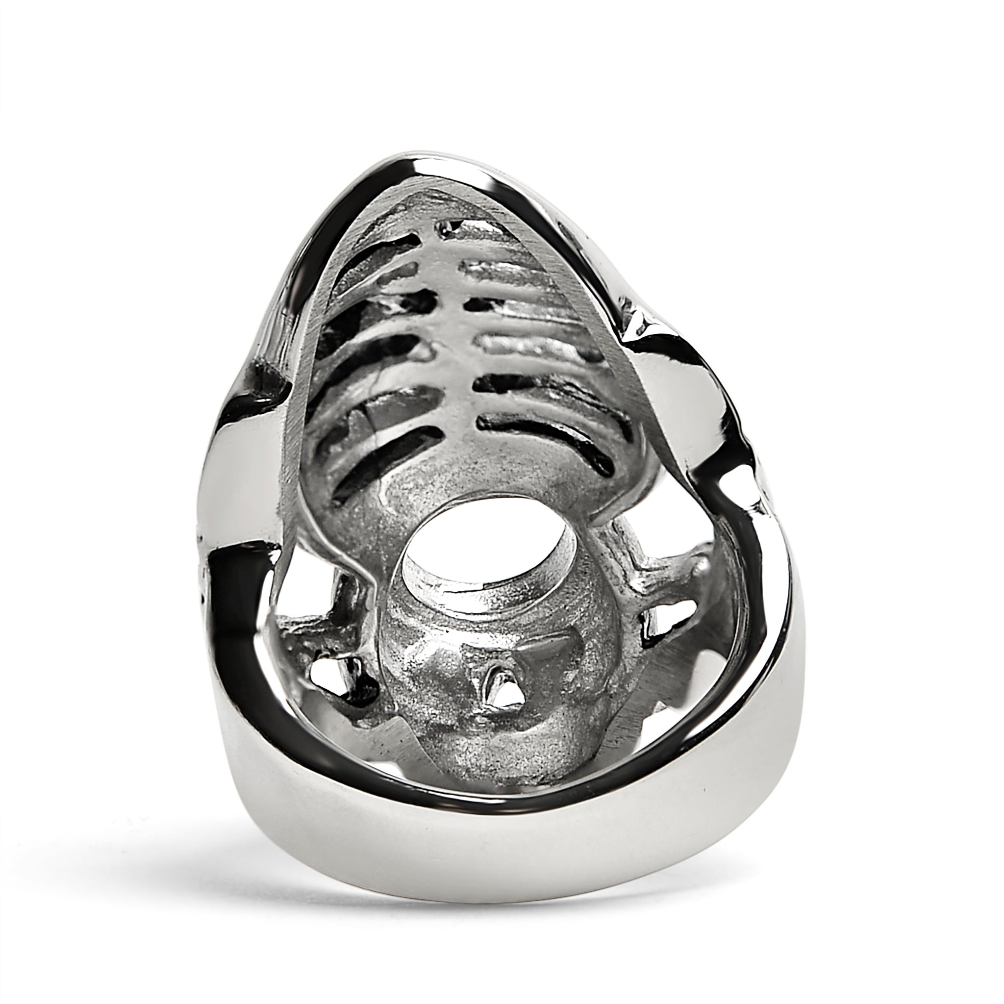 Detailed Skeleton Stainless Steel Ring / SCR3033、mySite、dreamappss
