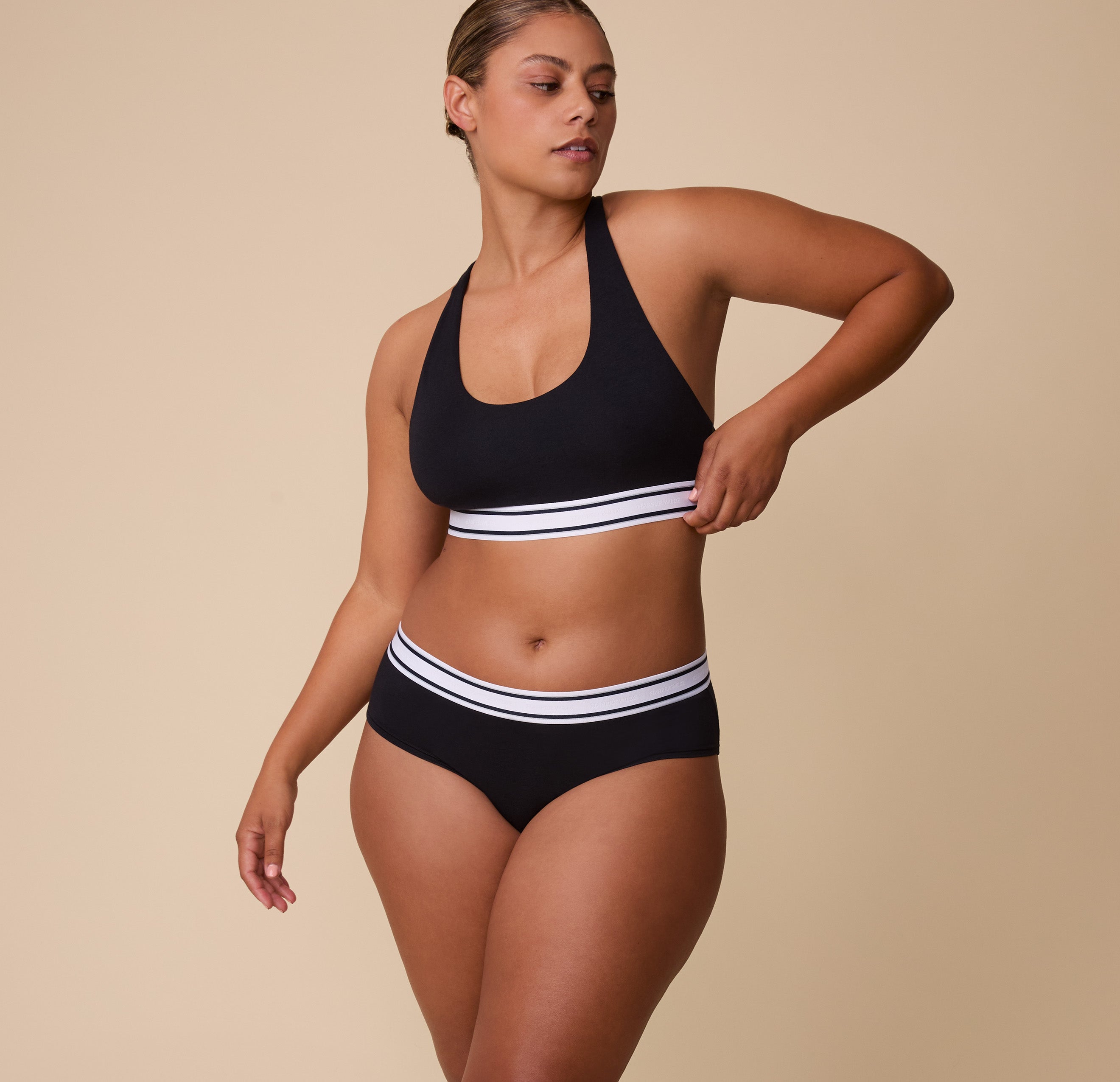 Cloud Cotton Retro Hiphugger - Black、mySite、bengalsvssteelers