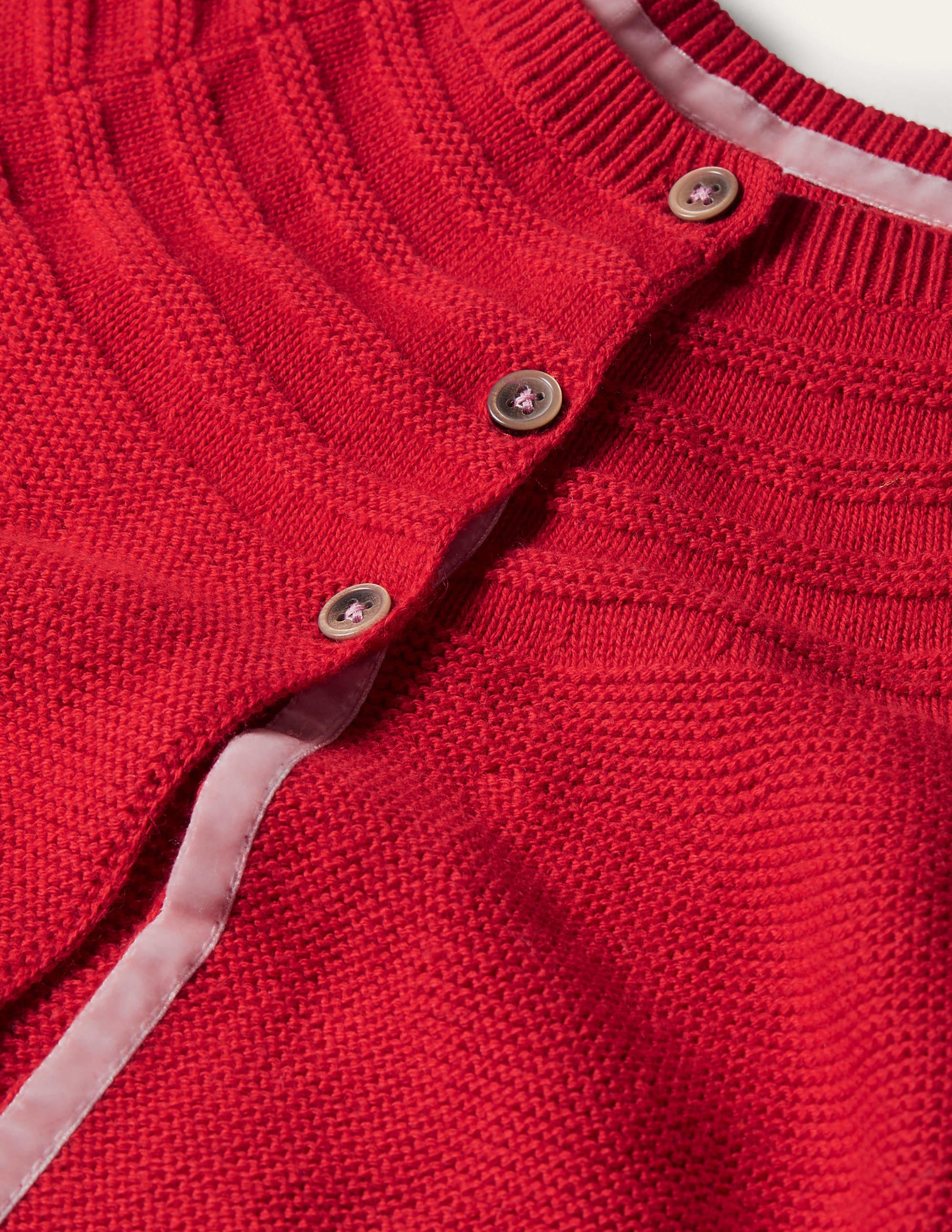  Red Cashmere Blend Cardigan-Rockabilly Red、mySite、ashleygrahame