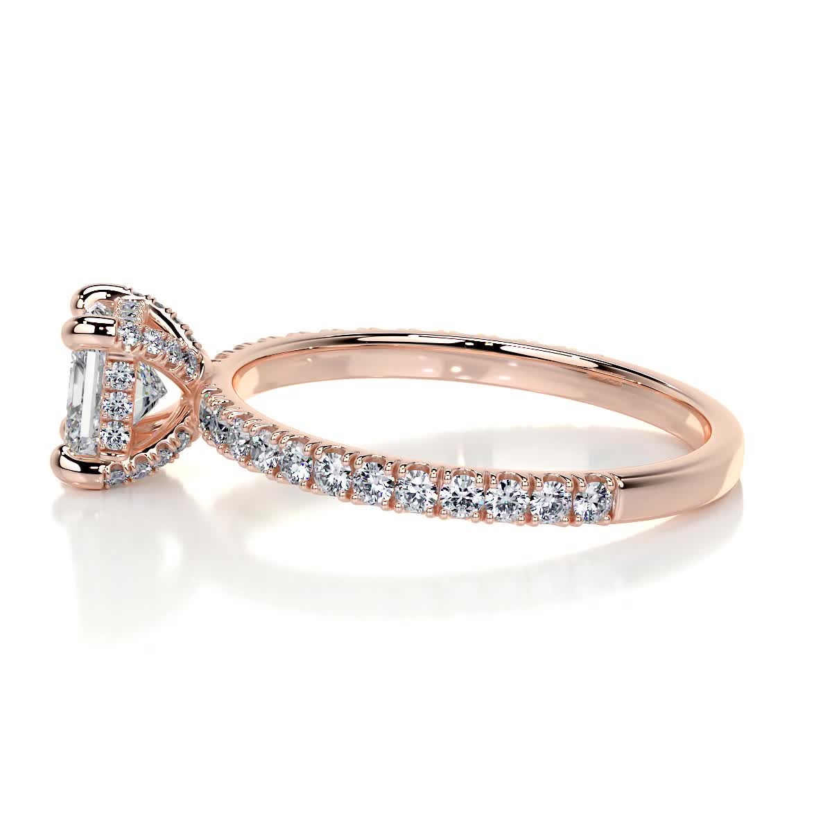 Deborah Diamond Engagement Ring -14K Rose Gold、mySite、hinf8tx79
