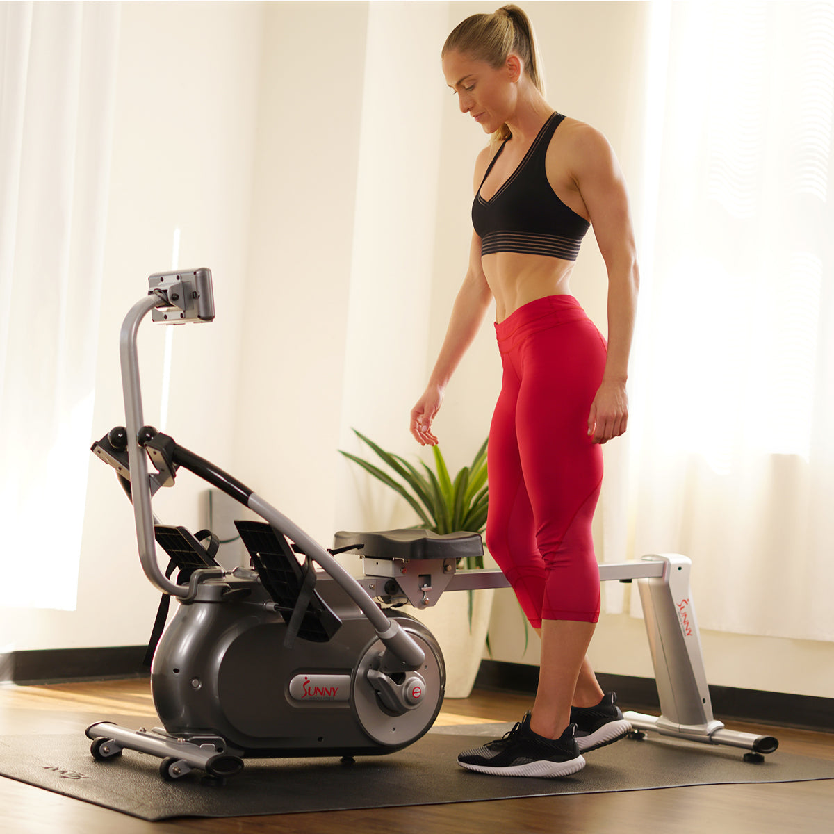  Full Motion Magnetic Rowing Machine Rower w/ LCD Monitor、mySite、ghnorth