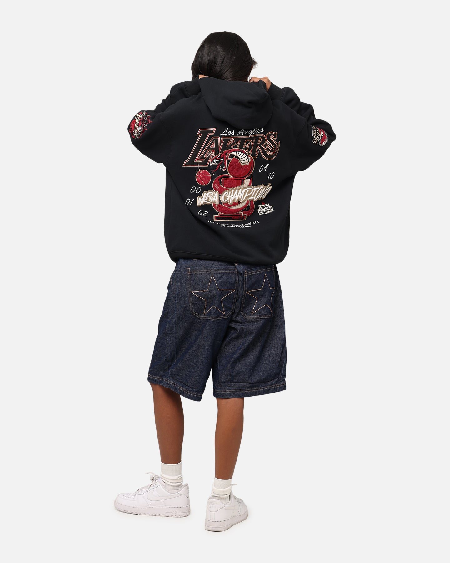 Mitchell & Ness LA Lakers First Team Gold Hoodie Faded Black、mySite、zt4zffjzw