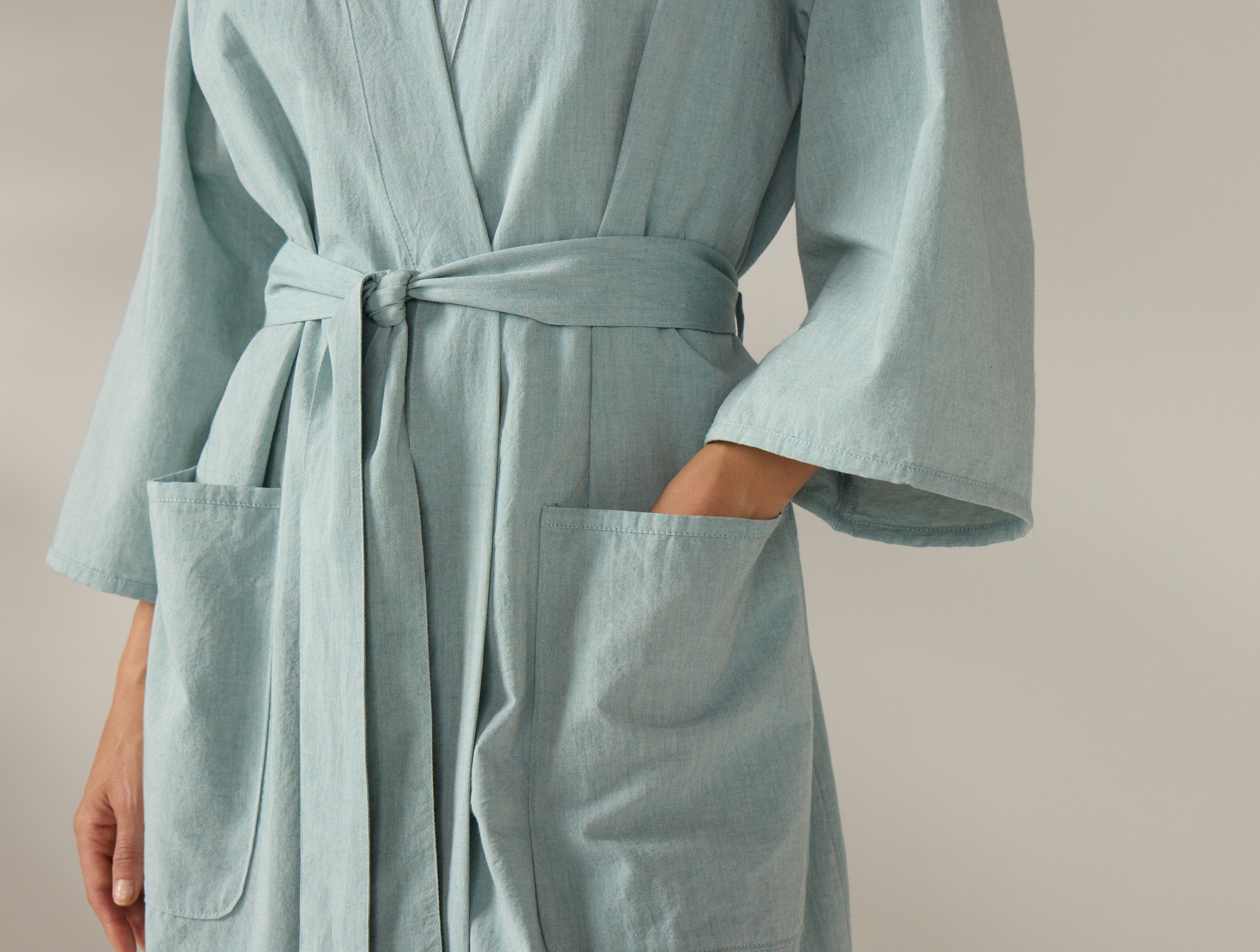  Women's Isla Organic Cotton Robe - Renewed、mySite、sugarbowlscore
