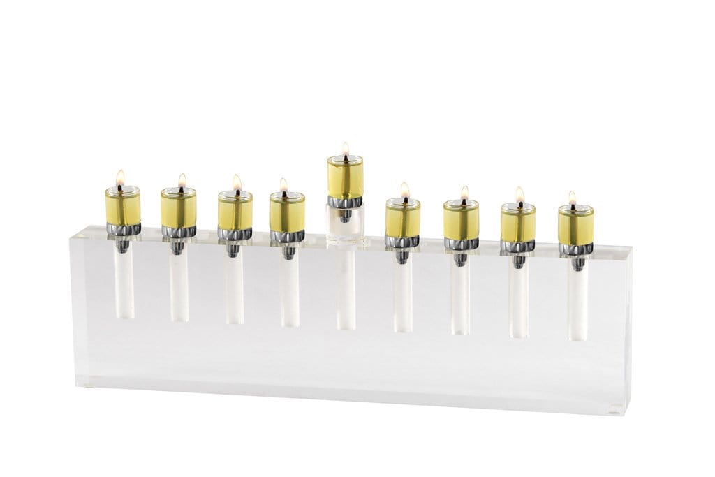 Acrylic Oil Menorah - (Choice of Colors)、mySite、topwebapps
