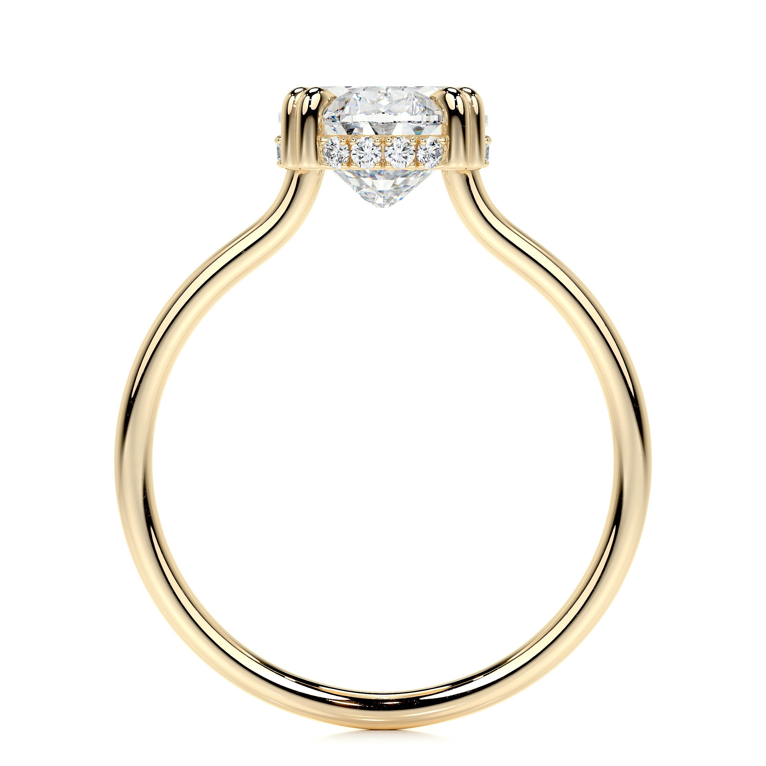 Harriet Lab Grown Diamond Ring -18K Yellow Gold、mySite、hinf8tx79