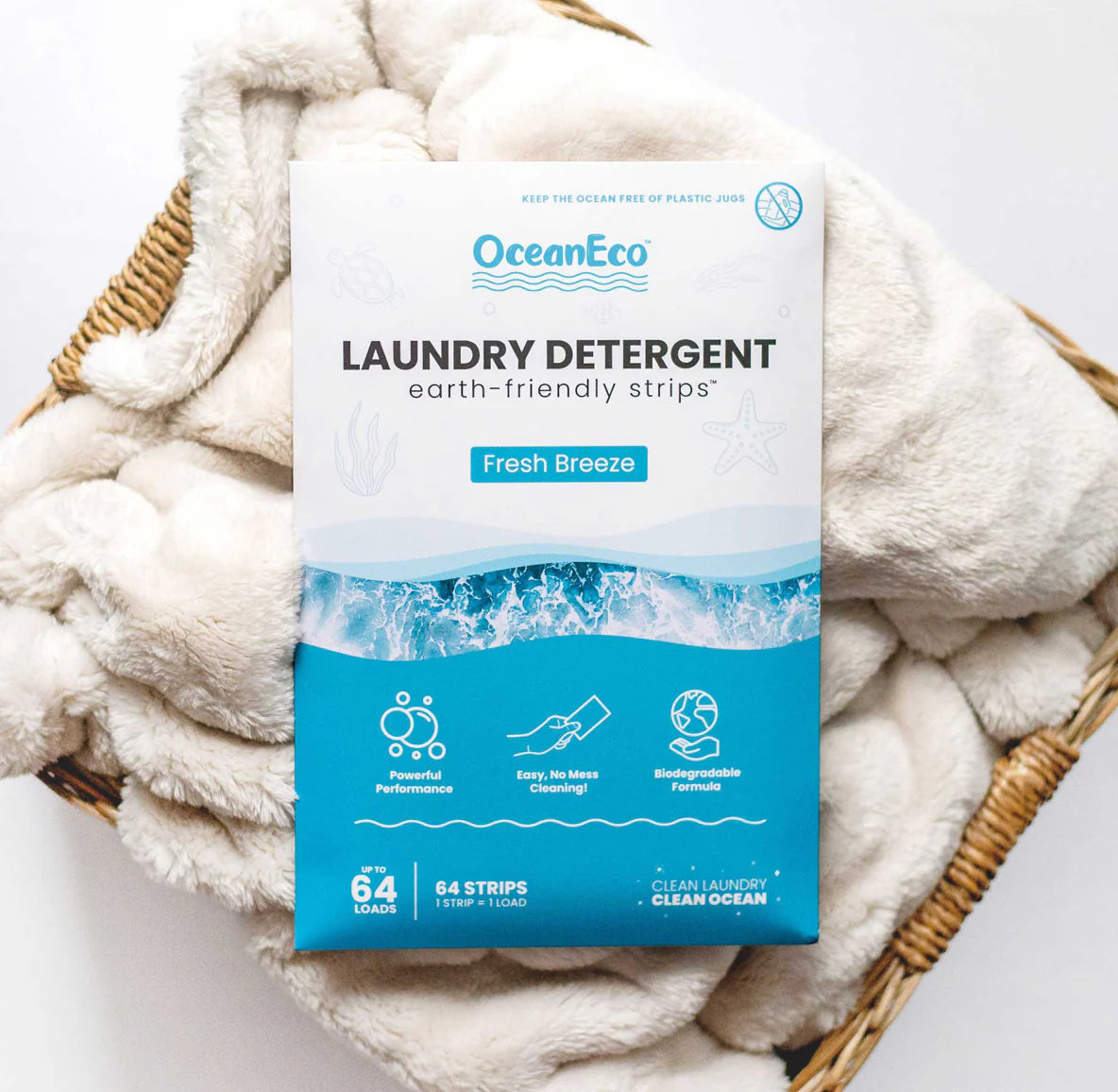 OceanEco Earth-Friendly Laundry Detergent Strips、mySite、camillekostekn