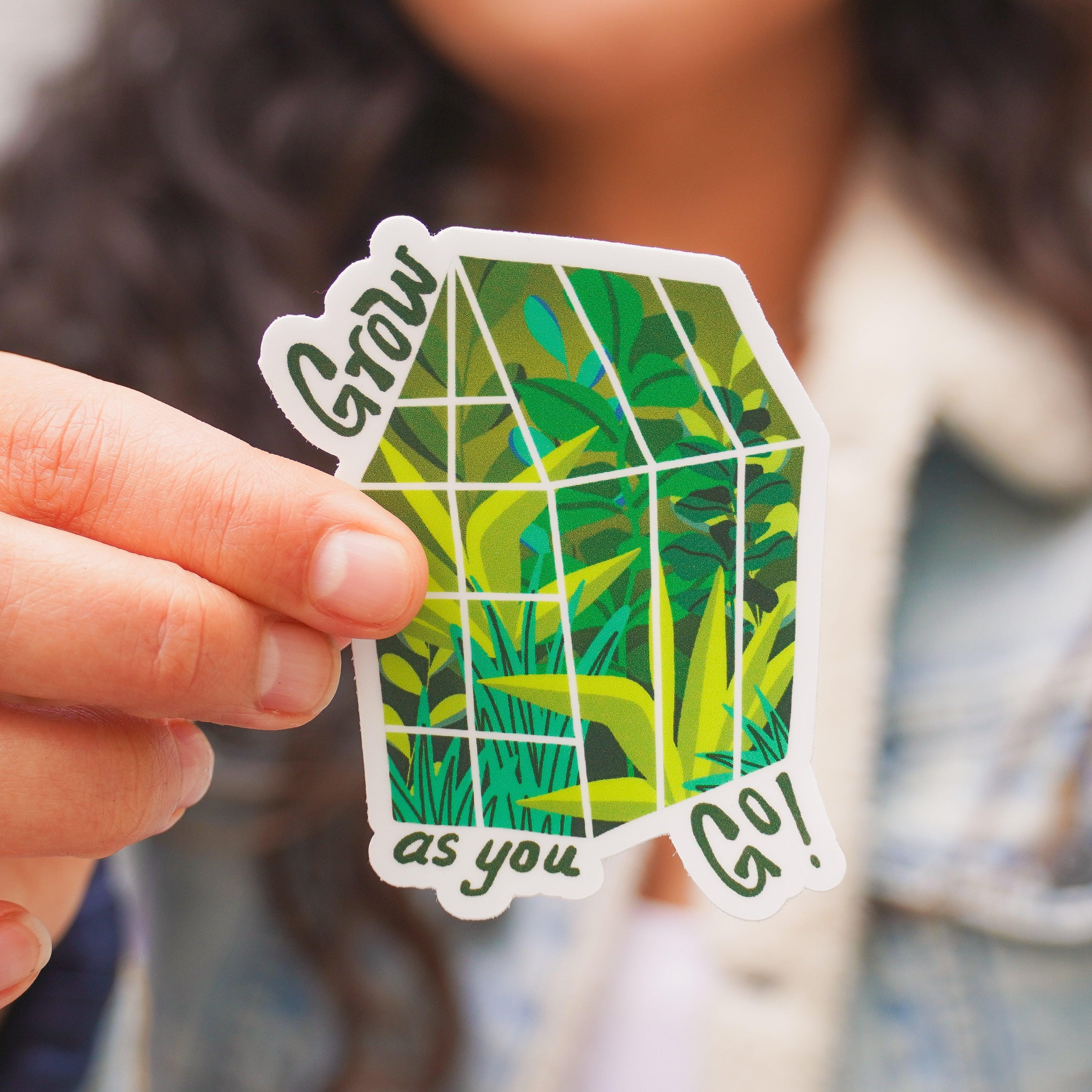  Grow As You Go Greenhouse Sticker、mySite、ghnorth