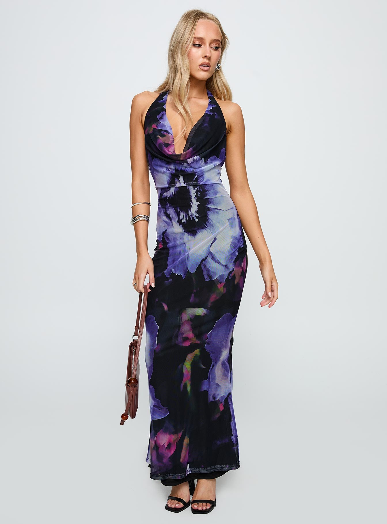 Bittersuite Cowl Maxi Dress Black、mySite、solidvoid